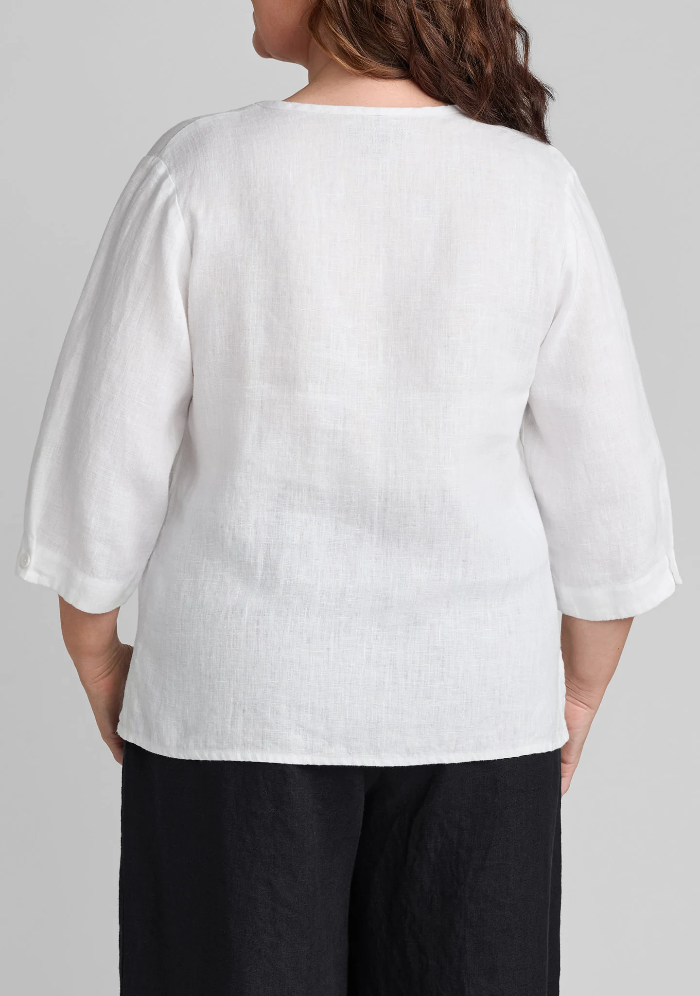 3/4 Pullover - Linen Top - Image 6