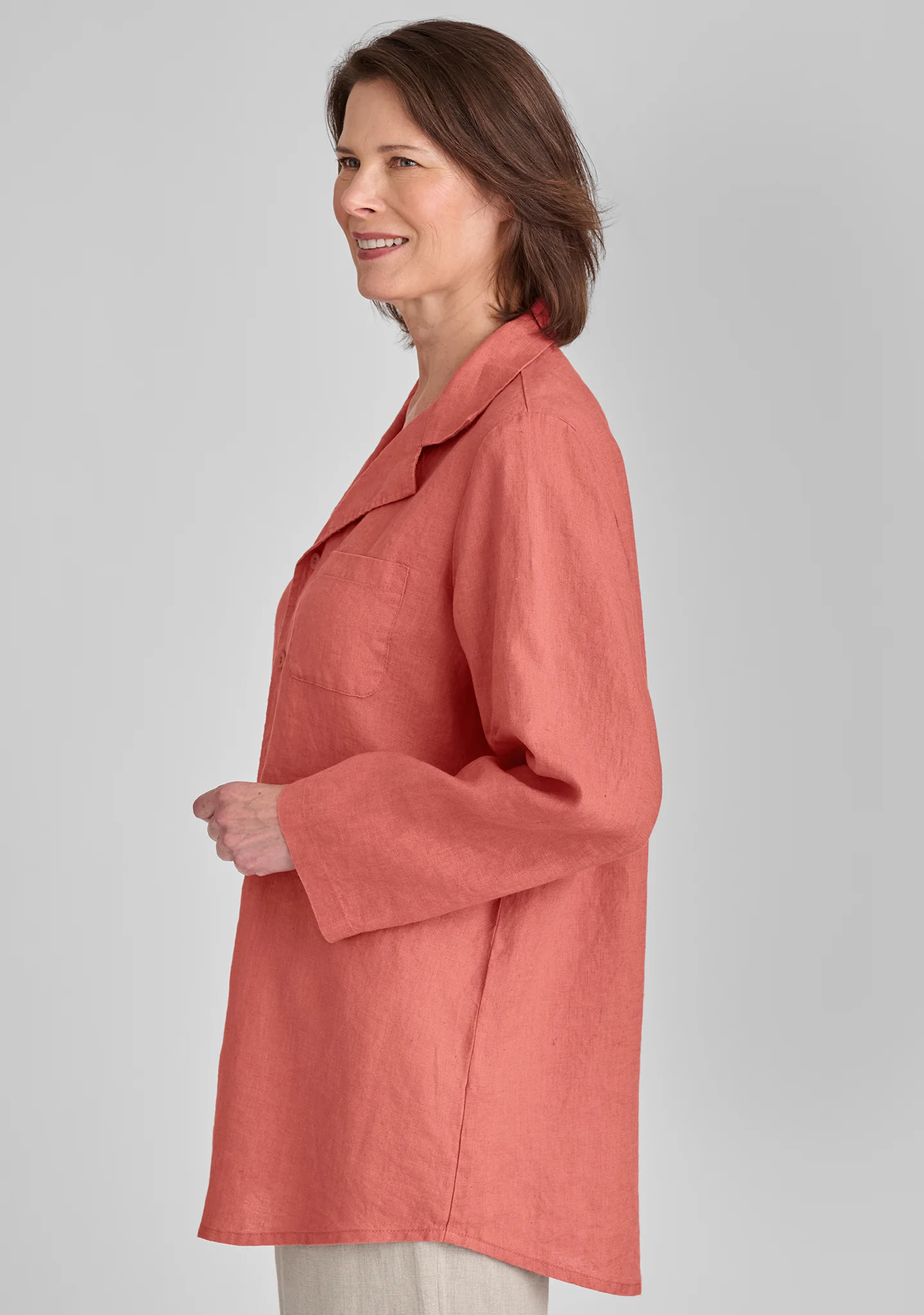 Anniversary Shirt - Linen Button Down Shirt - FINAL SALE - Image 10