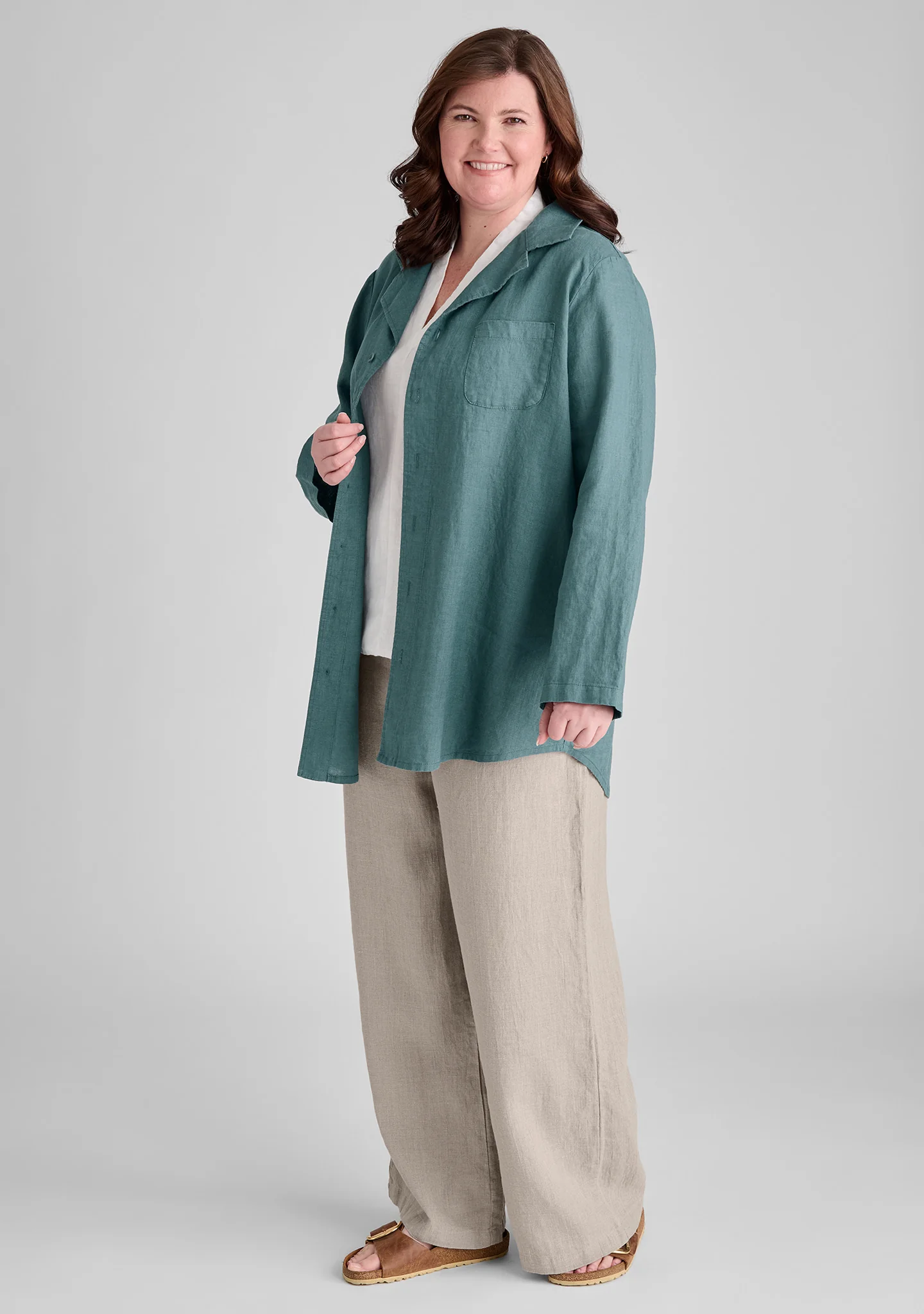 Anniversary Shirt - Linen Button Down Shirt - FINAL SALE - Image 4