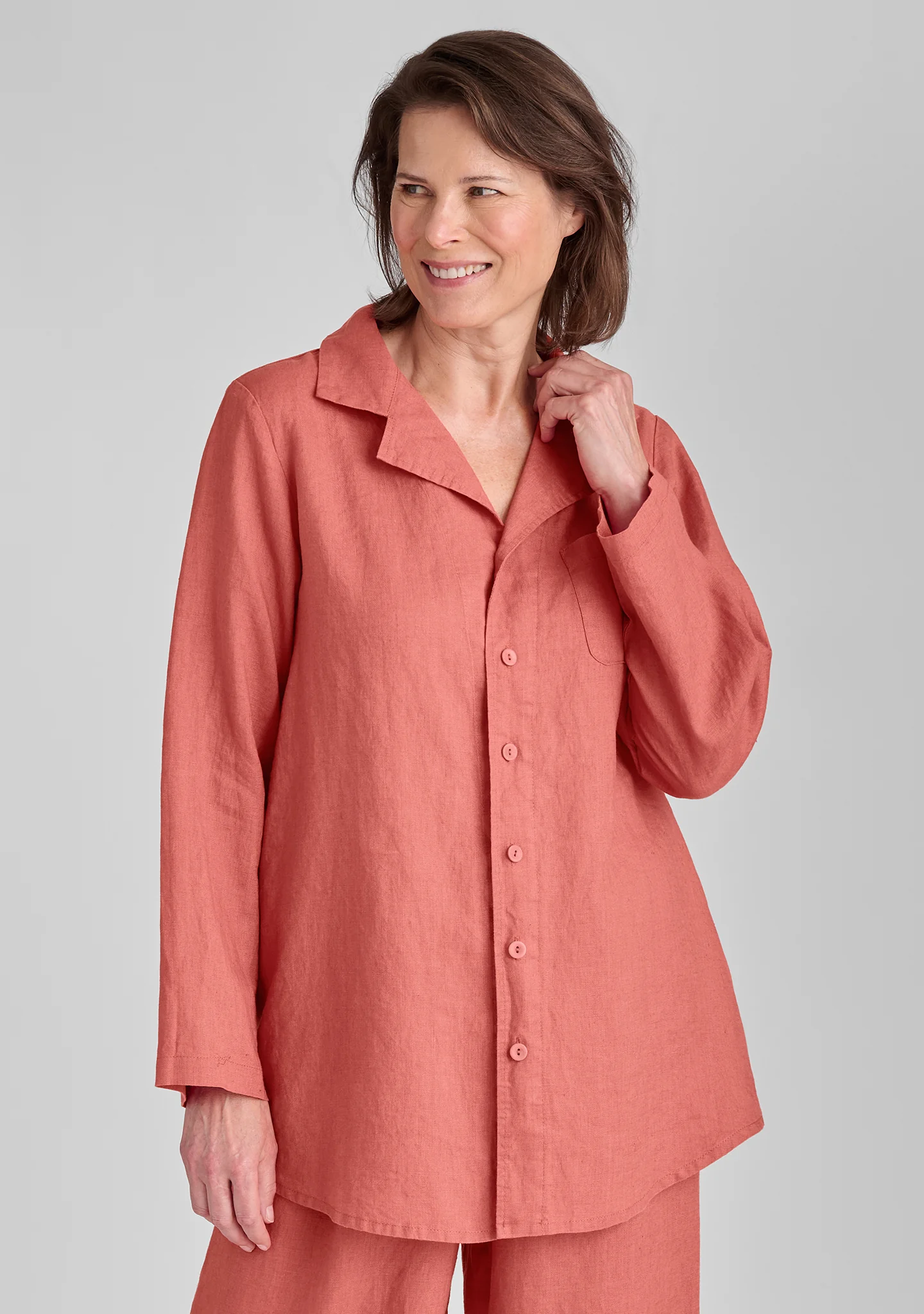 Anniversary Shirt - Linen Button Down Shirt - FINAL SALE - Image 5
