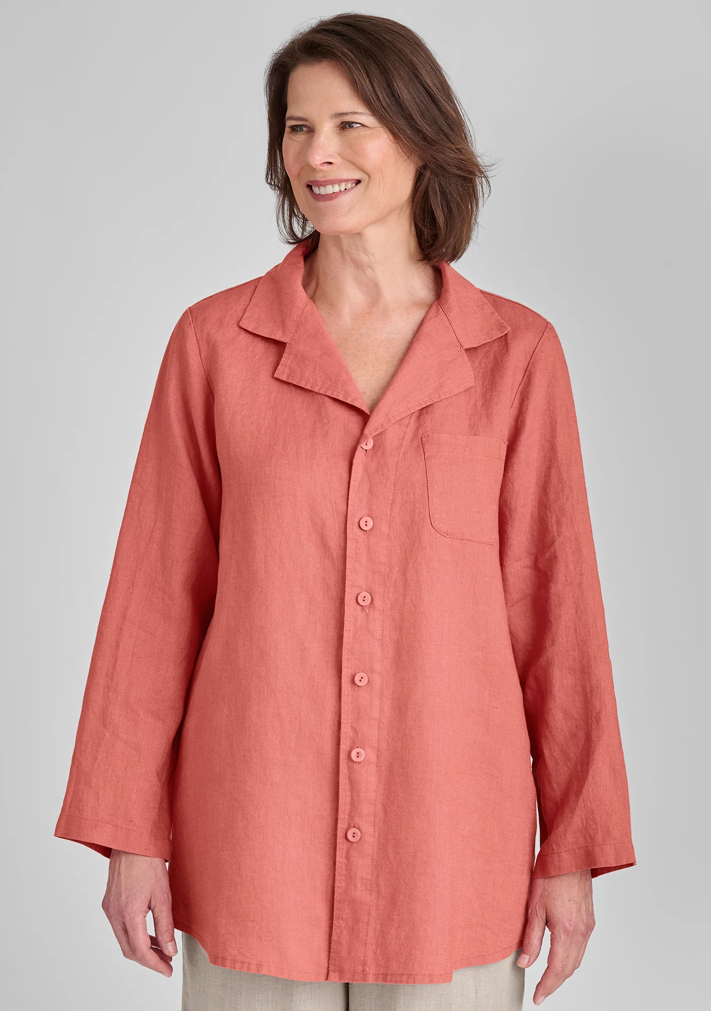 Anniversary Shirt - Linen Button Down Shirt - FINAL SALE - Image 7