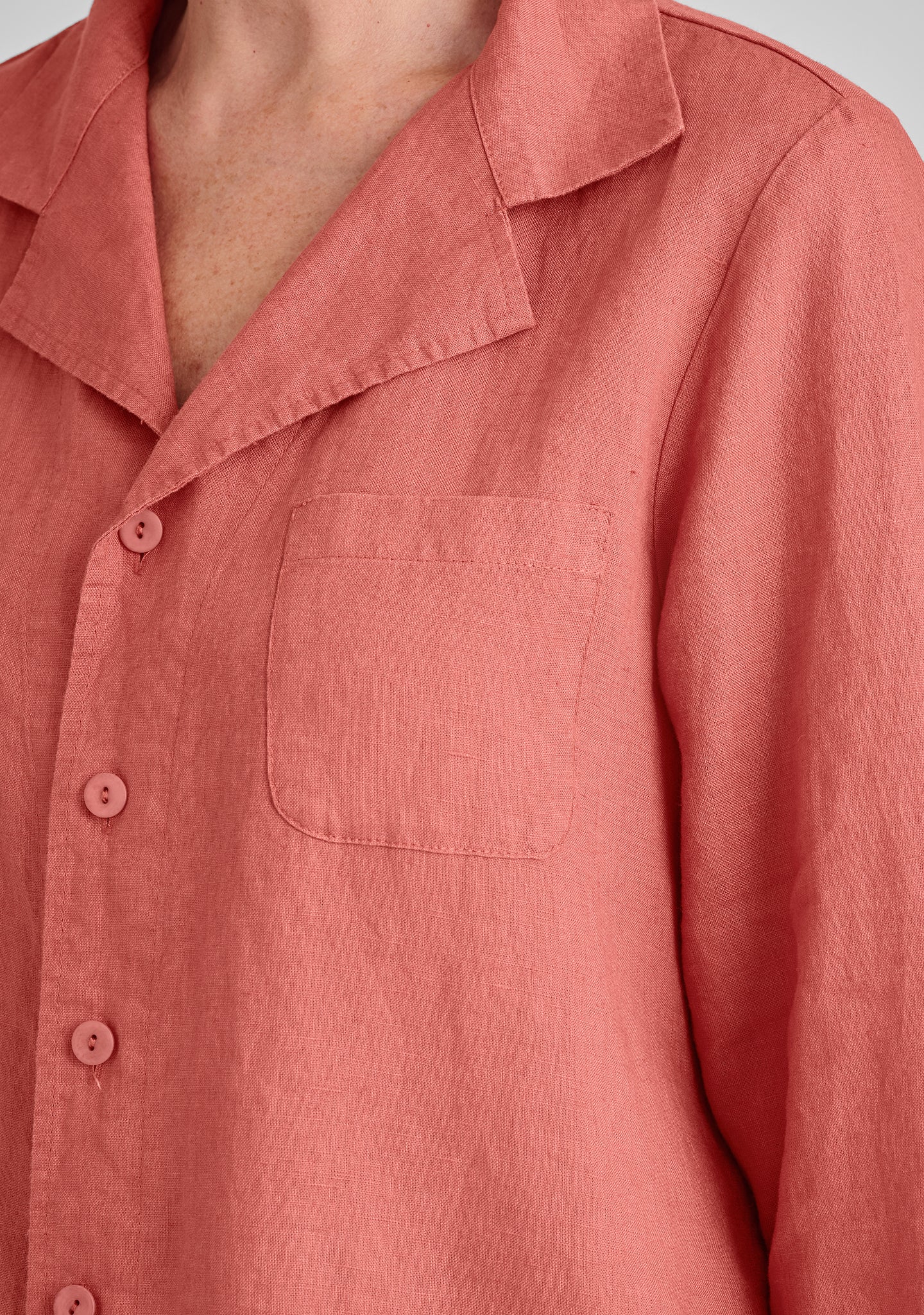 Anniversary Shirt - Linen Button Down Shirt - FINAL SALE - Image 9