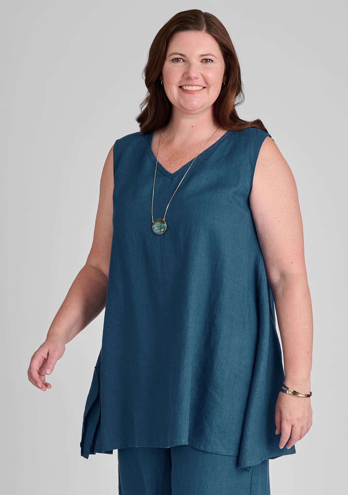 Artistic Tunic - Linen Tank - FINAL SALE - Image 5