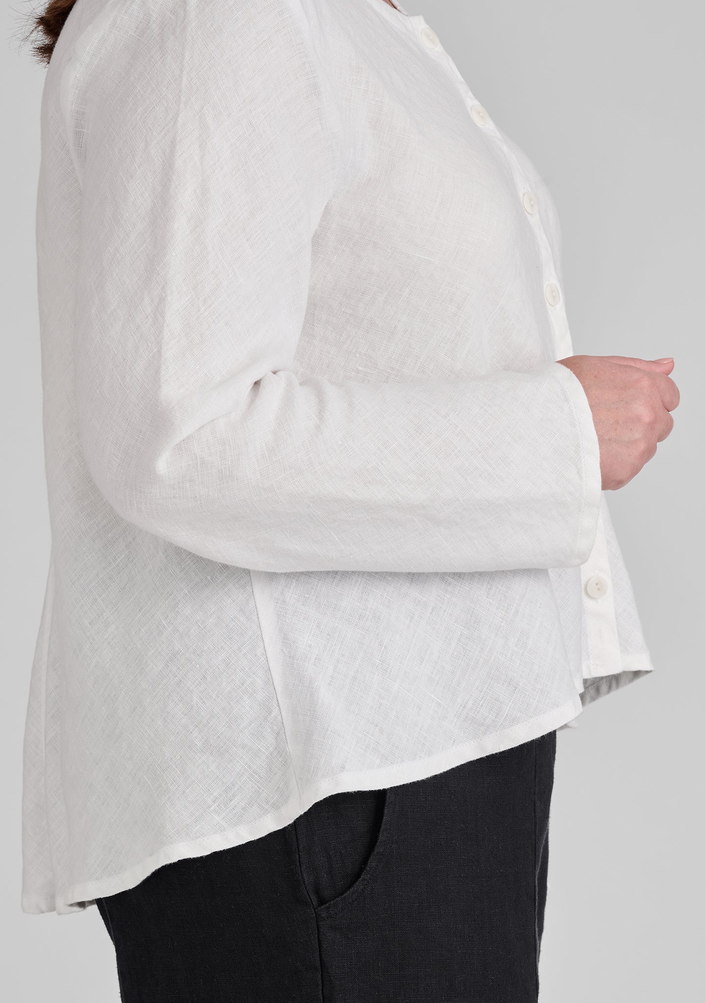 Beneficial Blouse - Linen Cardigan - FINAL SALE - Image 10