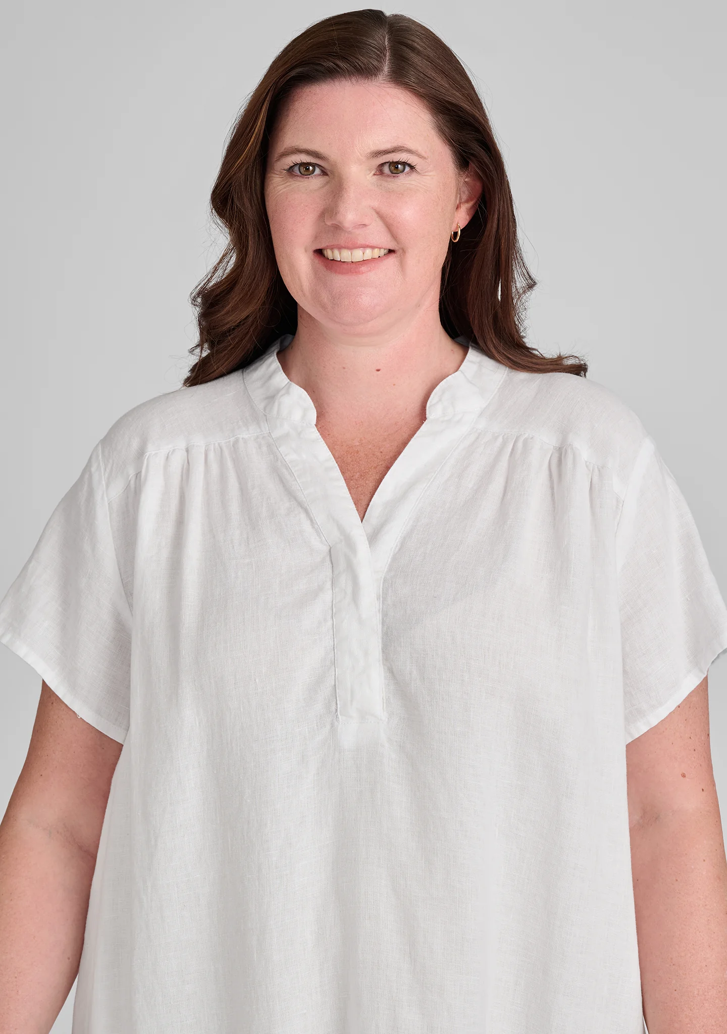 Cafe Dress - Linen Dress - FINAL SALE - Image 6