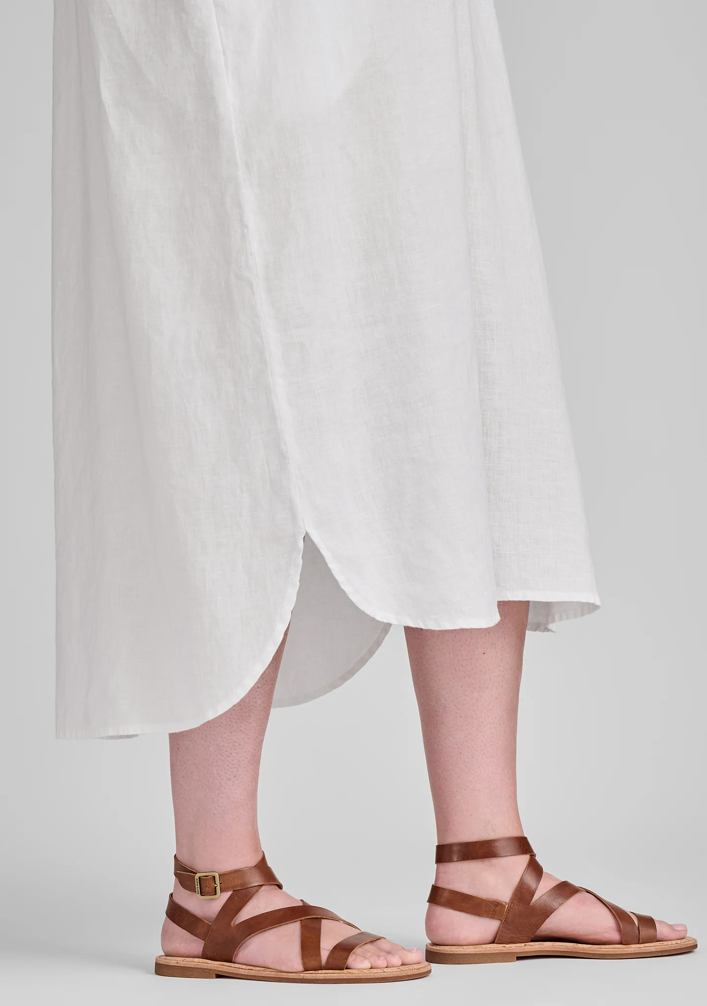 Cafe Dress - Linen Dress - FINAL SALE - Image 8