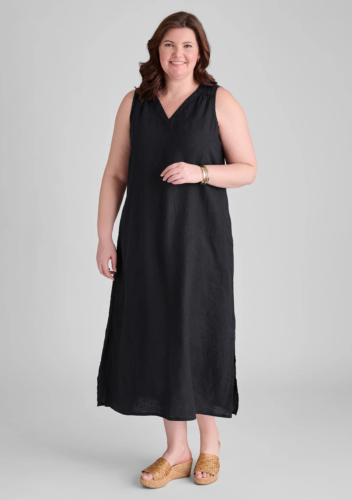 Calypso Dress - Sleeveless Linen Dress - FINAL SALE - Image 4