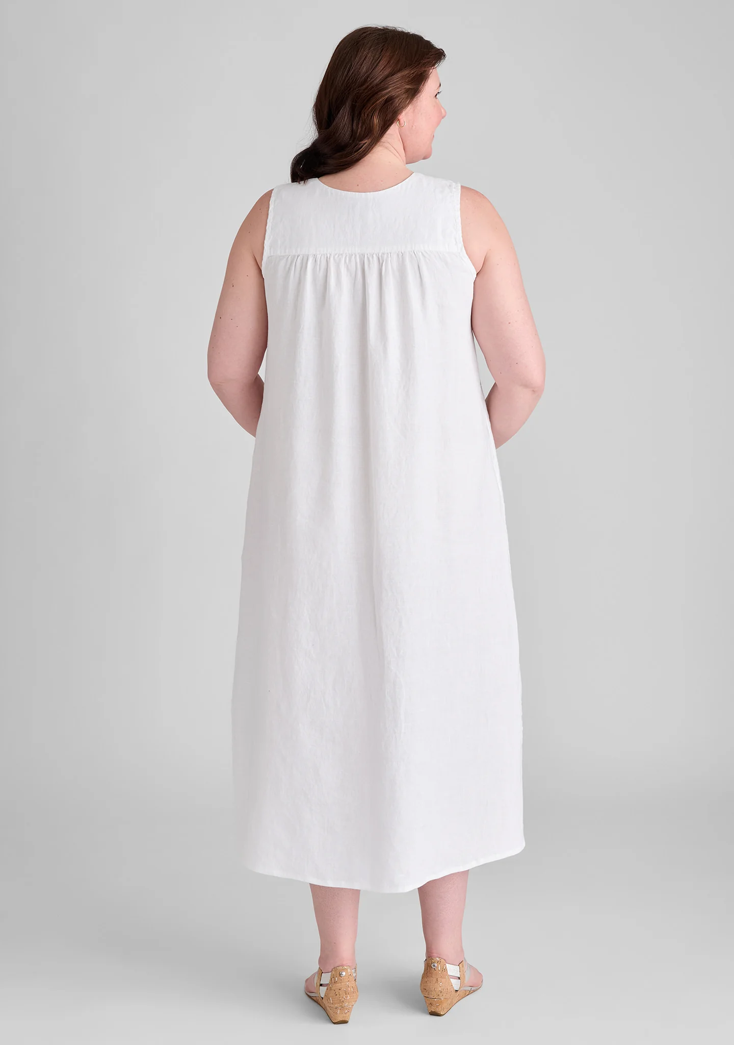 Calypso Dress - Sleeveless Linen Dress - FINAL SALE - Image 7