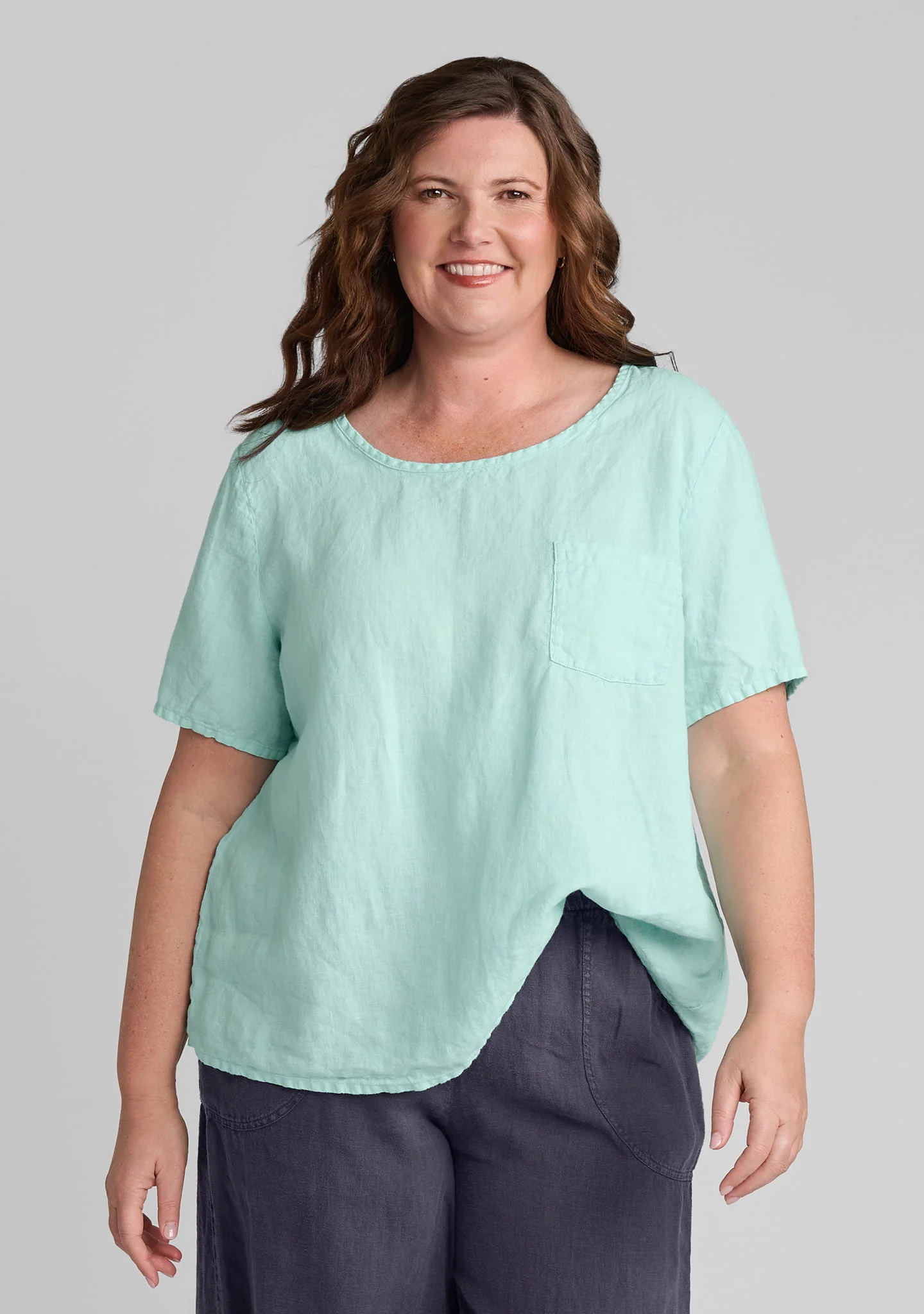 Celestial Tee - Linen T Shirt - Image 3