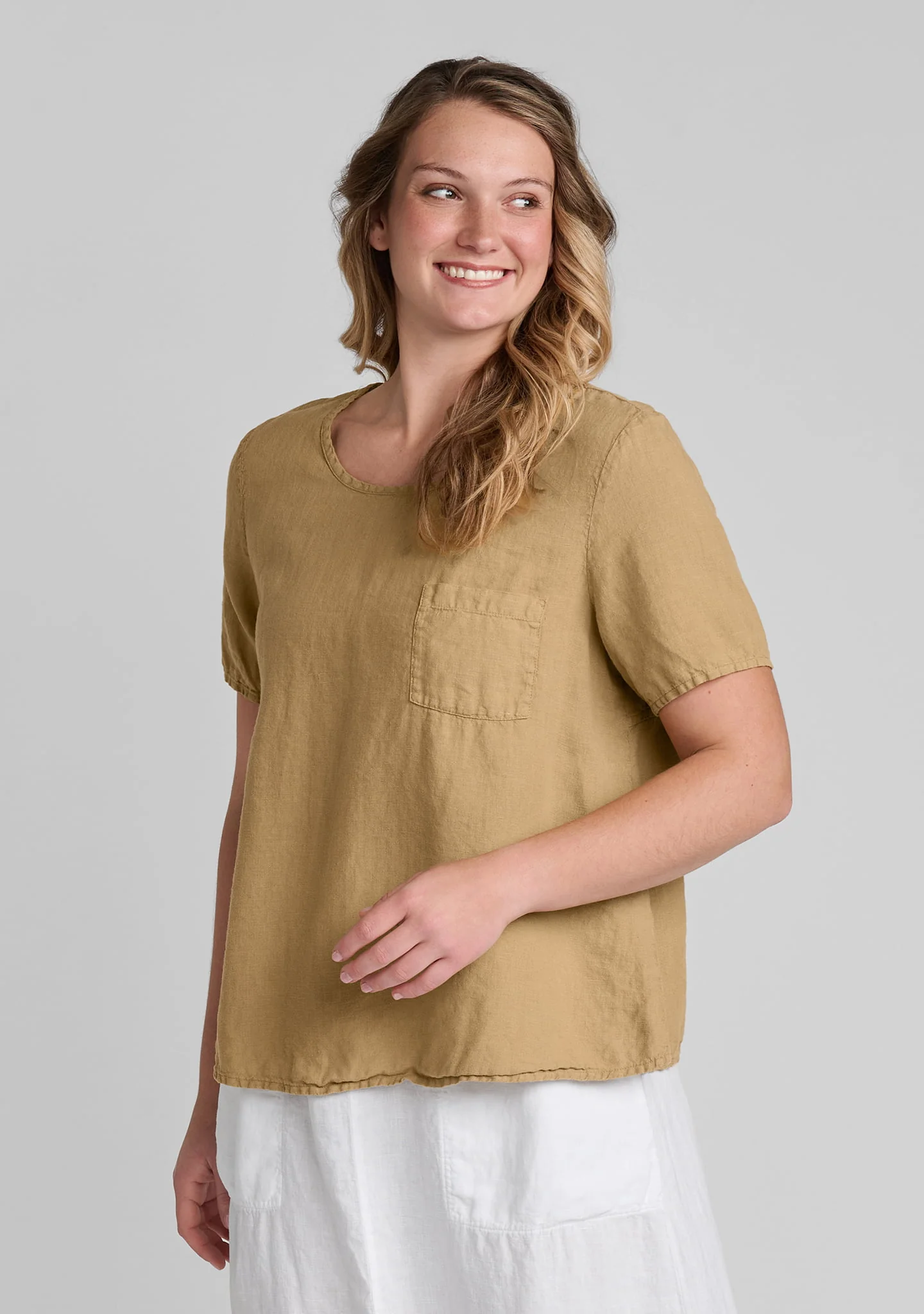 Celestial Tee - Linen T Shirt - Image 4