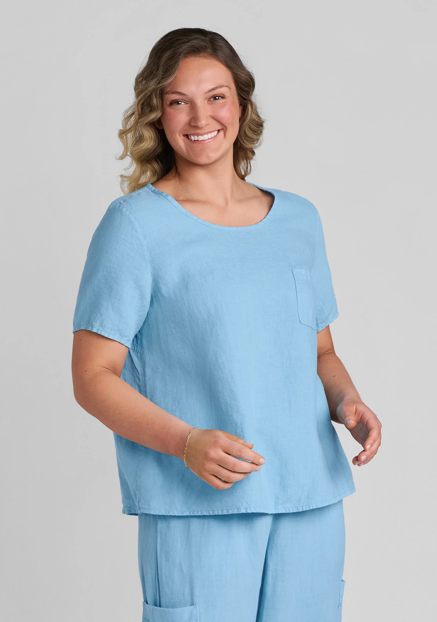 Celestial Tee - Linen T Shirt - Image 5