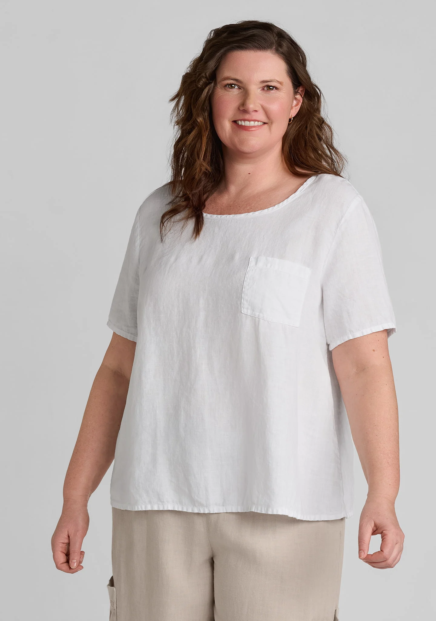 Celestial Tee - Linen T Shirt - Image 6