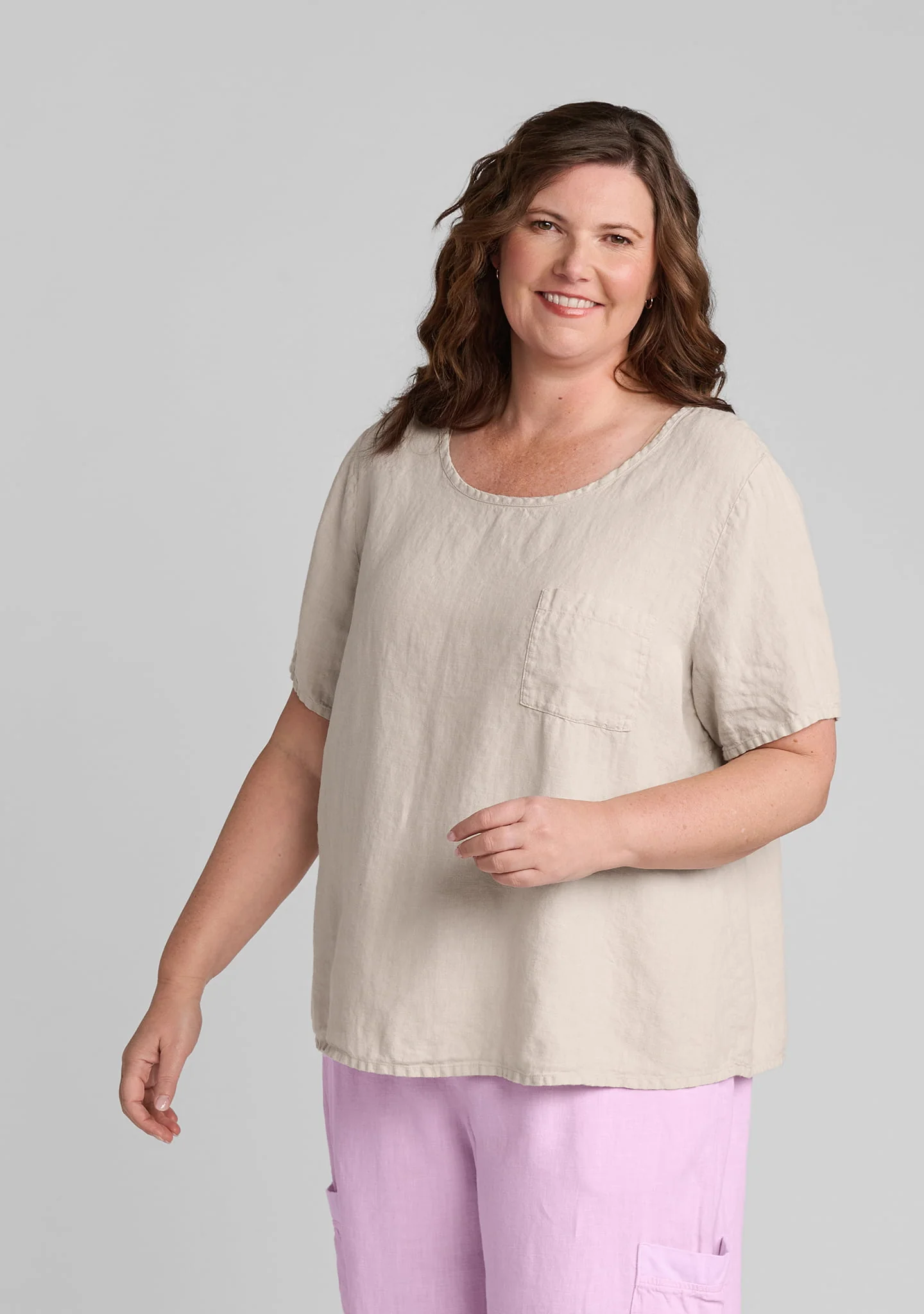 Celestial Tee - Linen T Shirt - Image 7