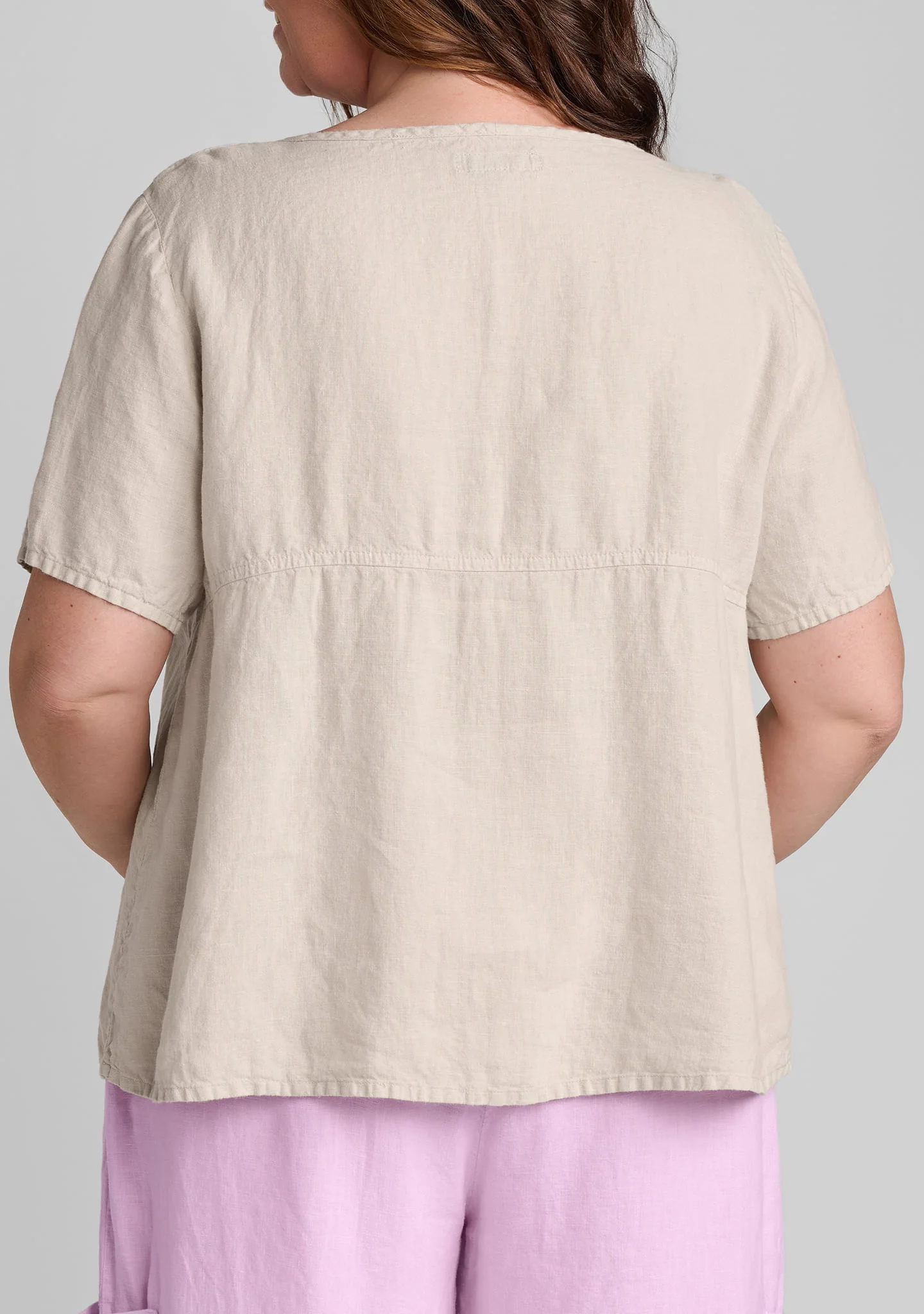 Celestial Tee - Linen T Shirt - Image 9