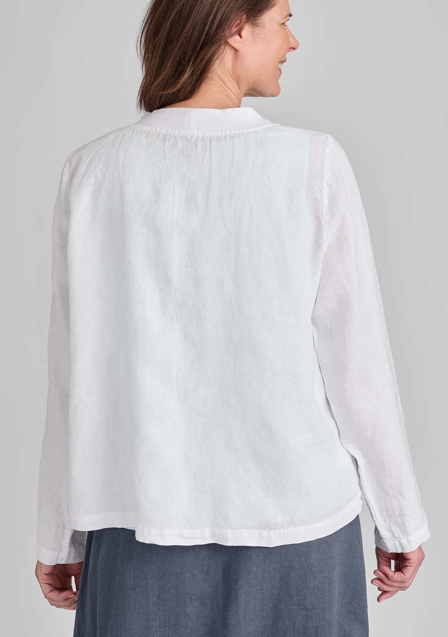 Chelsea Pullover - Long Sleeve Linen Shirt - FINAL SALE - Image 9