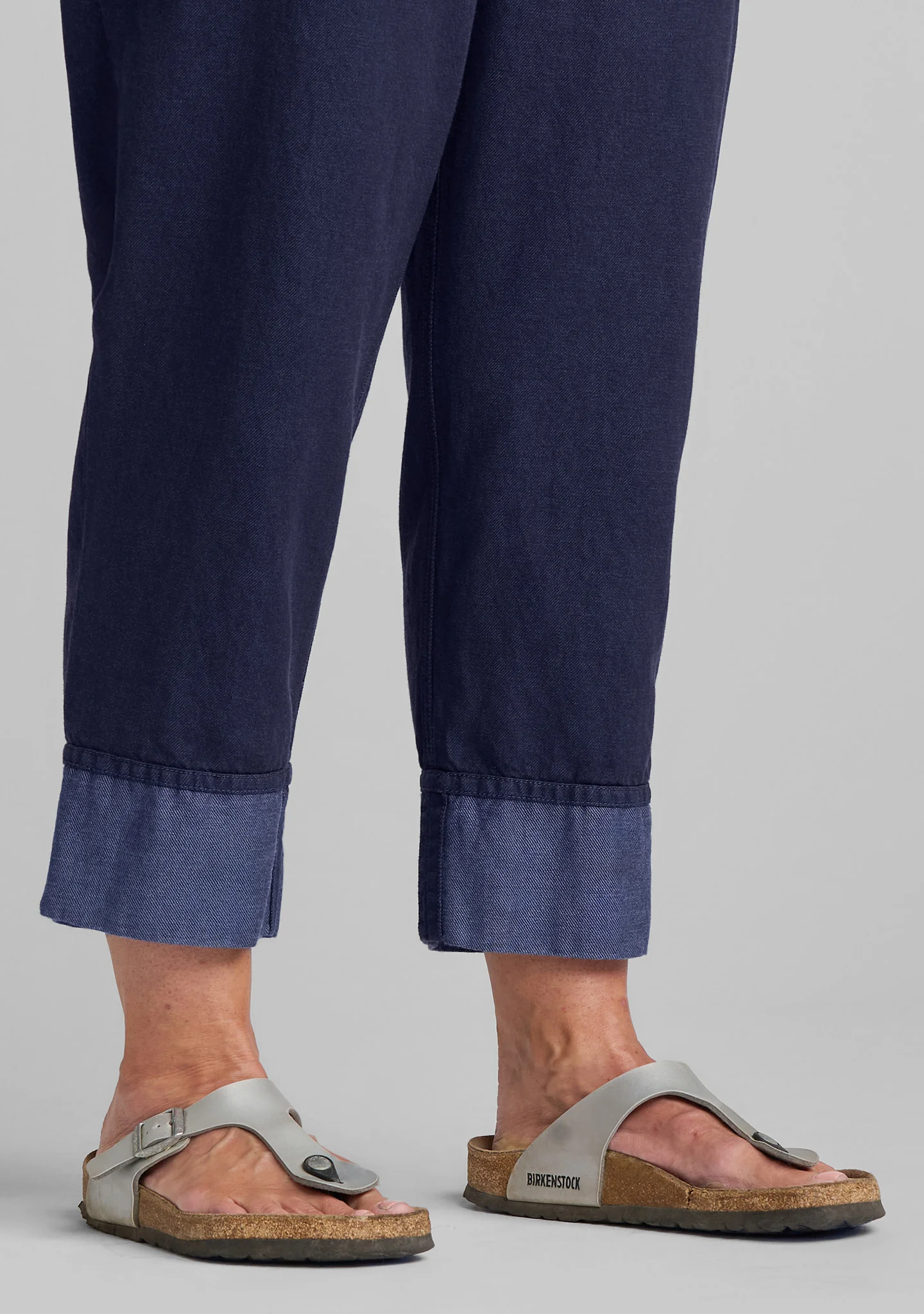 Cuffed Pant - Linen/Cotton Denim - Image 5