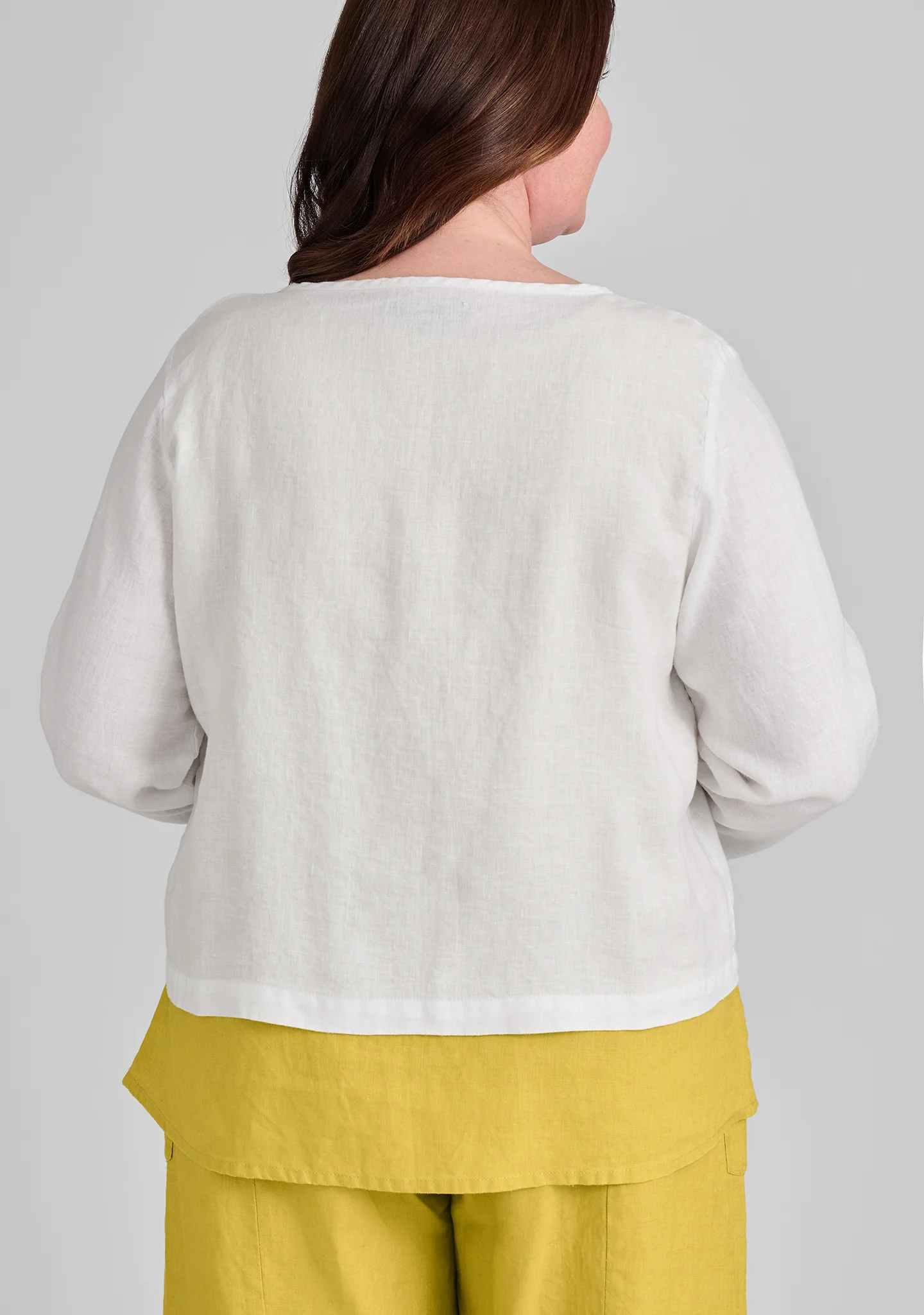 Cute Cardigan - Long Sleeve Linen Blouse - FINAL SALE - Image 8