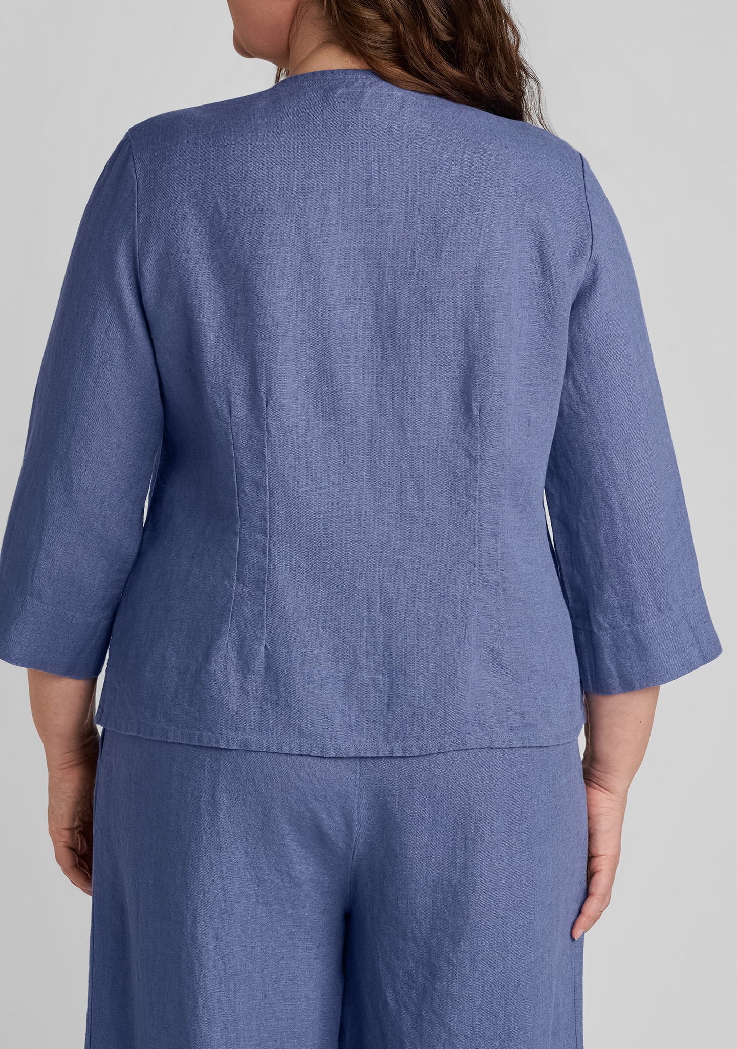 Dainty Cardigan - Linen Button Down - Image 8