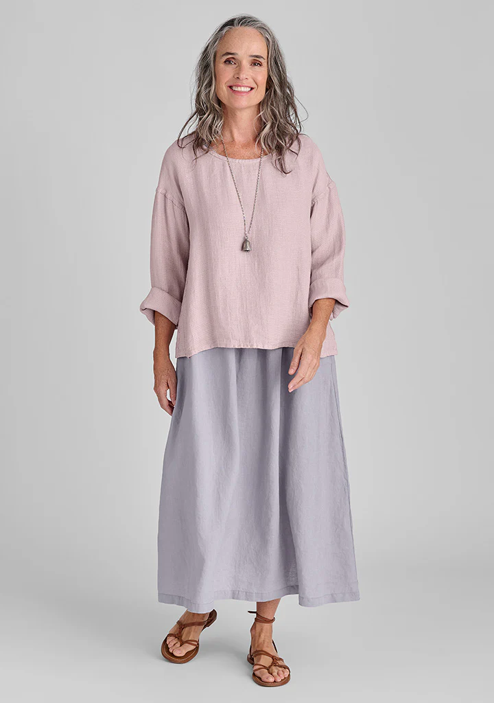 Easy Tee - Long Sleeve Linen Shirt - FINAL SALE - Image 4