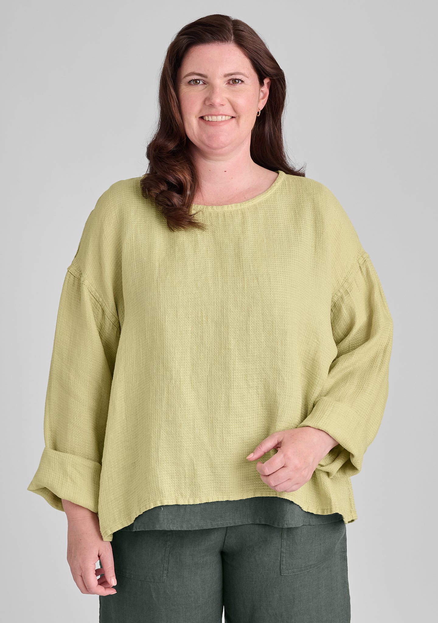Easy Tee - Long Sleeve Linen Shirt - FINAL SALE - Image 8