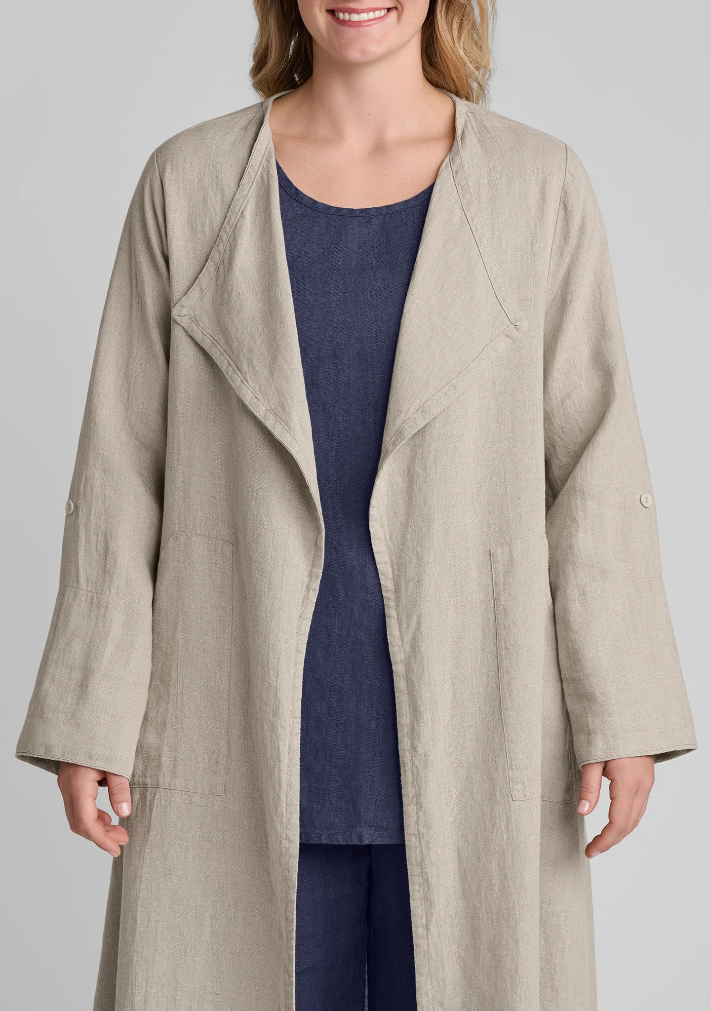 Encore Trench - Linen Duster - Image 4