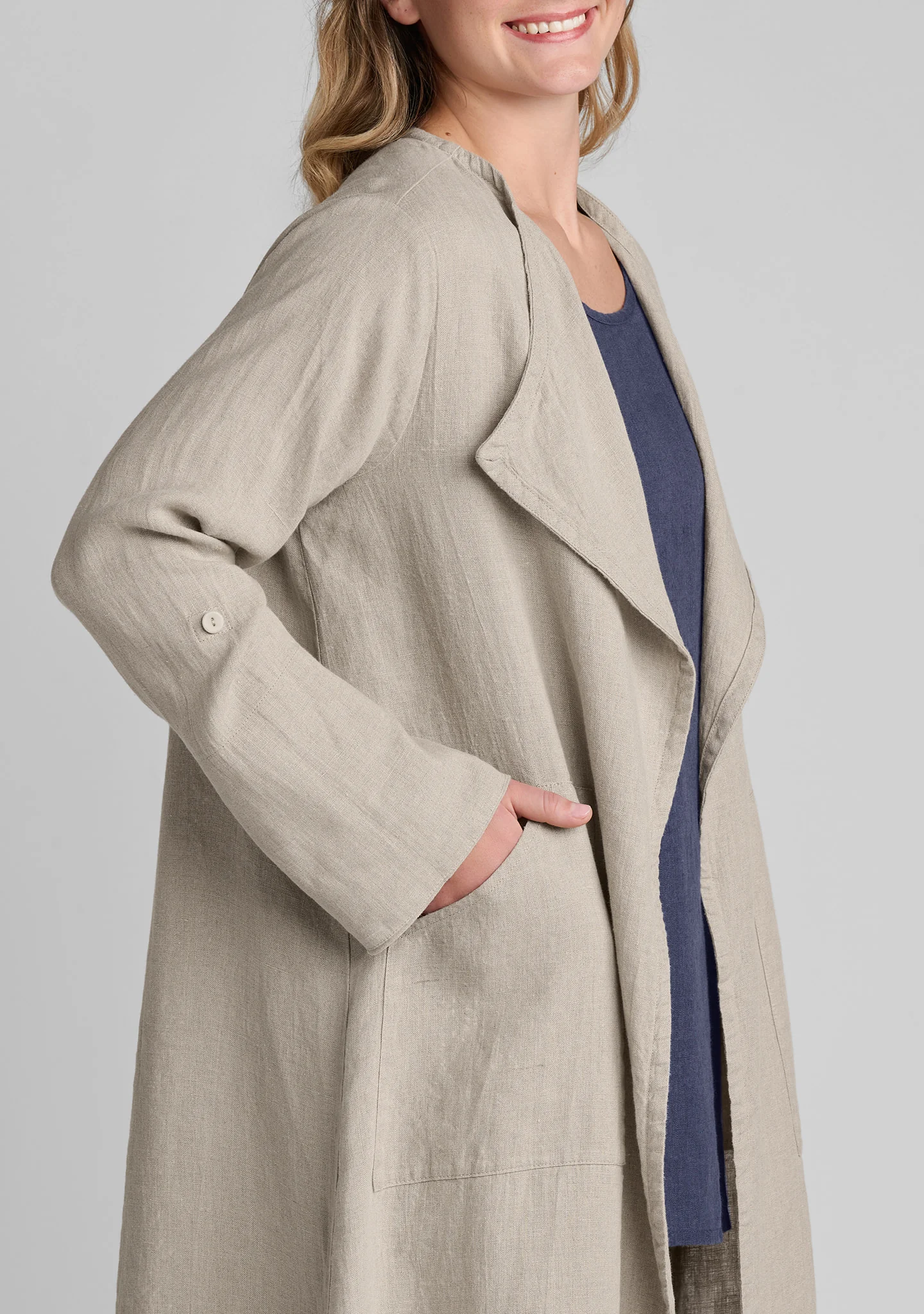 Encore Trench - Linen Duster - Image 5