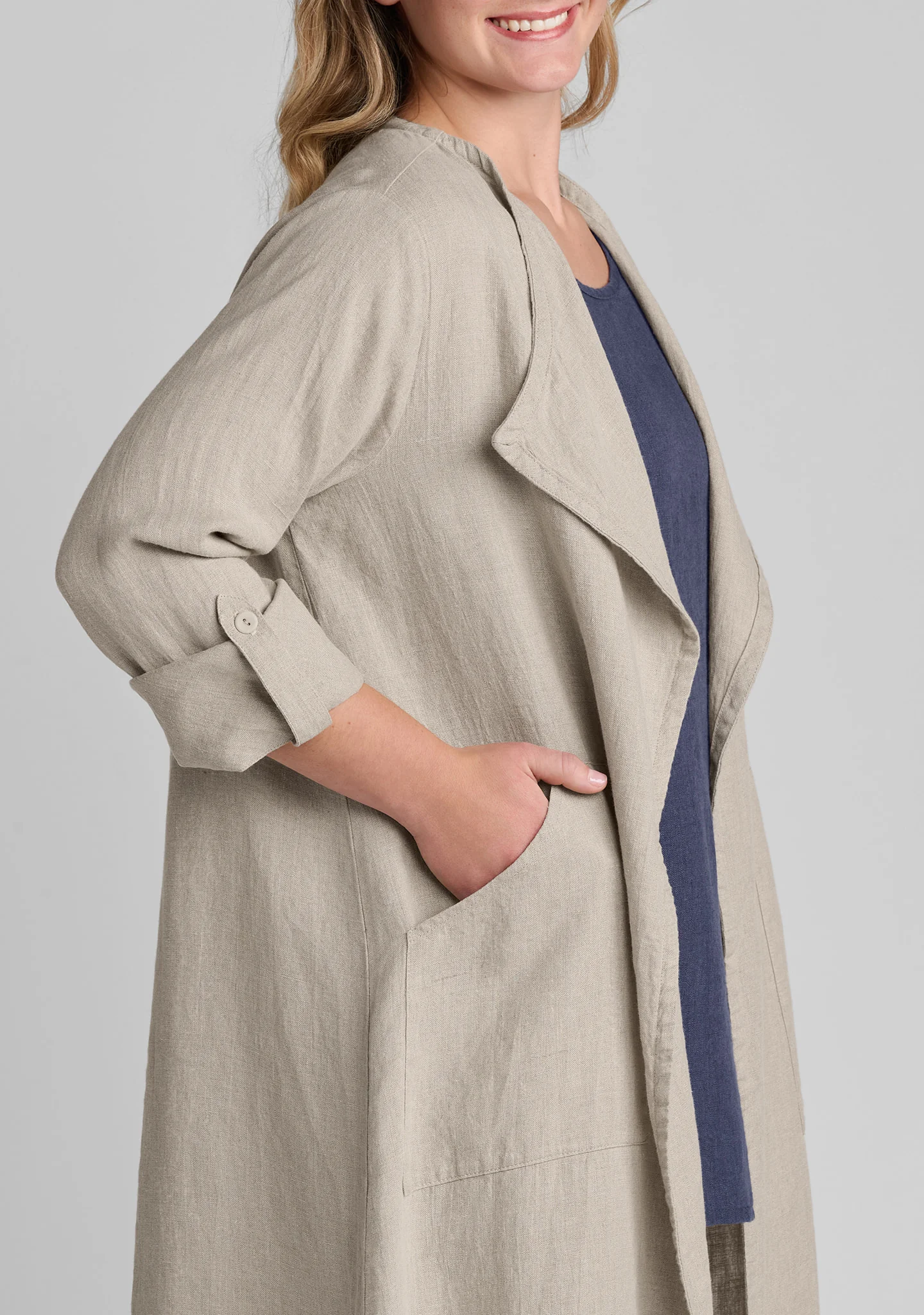 Encore Trench - Linen Duster - Image 6