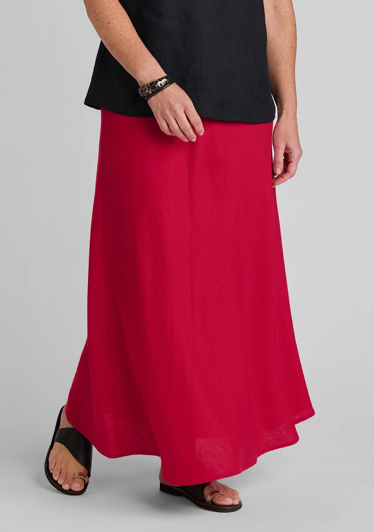 Evening Skirt - Linen Maxi Skirt - Image 3