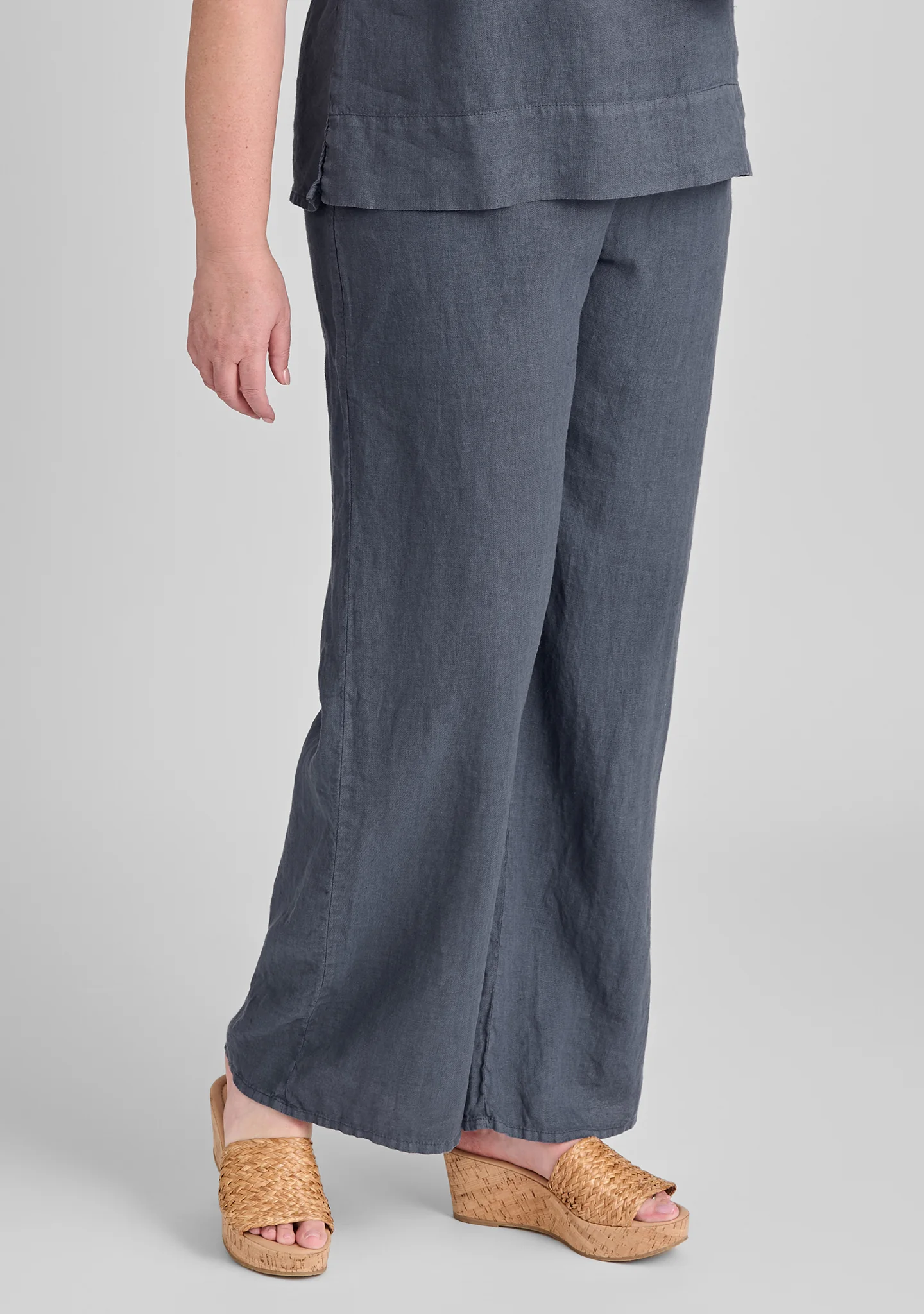 Flat Iron Pant - Linen Drawstring Pants - FINAL SALE - Image 5