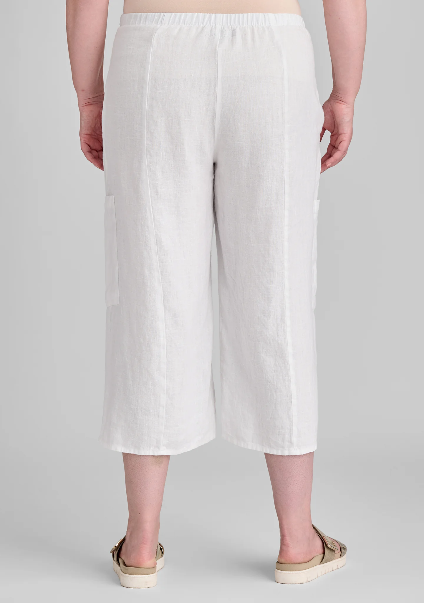 Flattering Crop - Linen Pants - FINAL SALE - Image 7