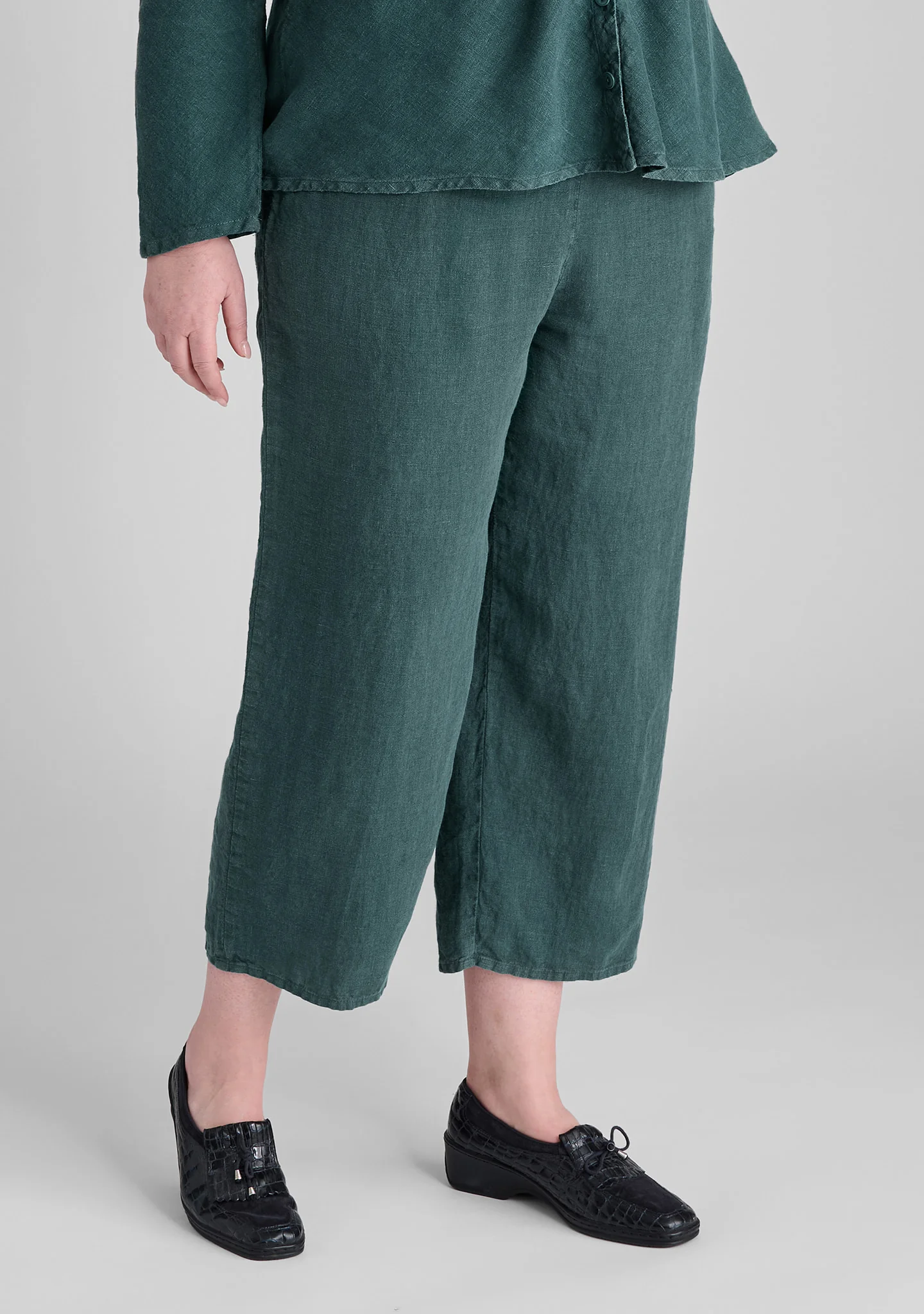 Floods - Linen Pants With Elastic Waist - FINAL SALE - Image 6