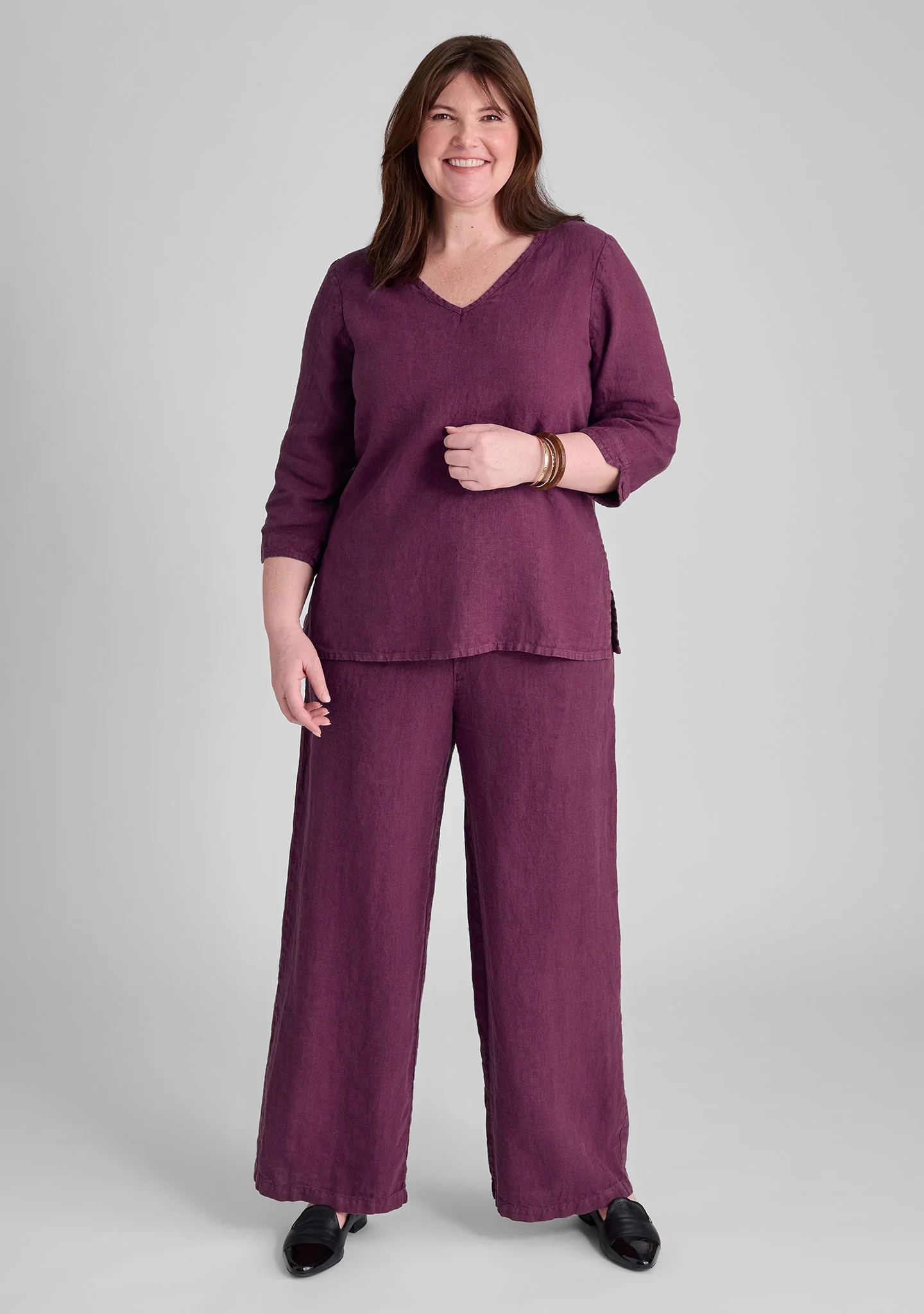 Flowing Pant - Linen Pants With Elastic Waist - FINAL SALE - Image 5