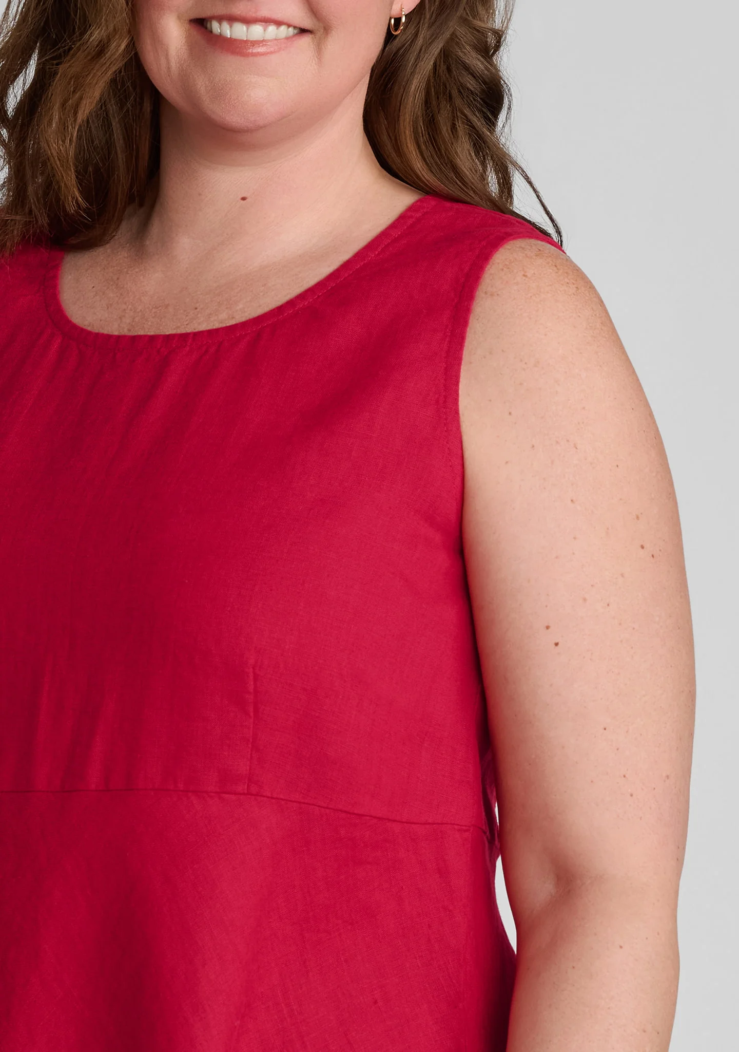Flowing Tank - Linen Tank Top - Image 5