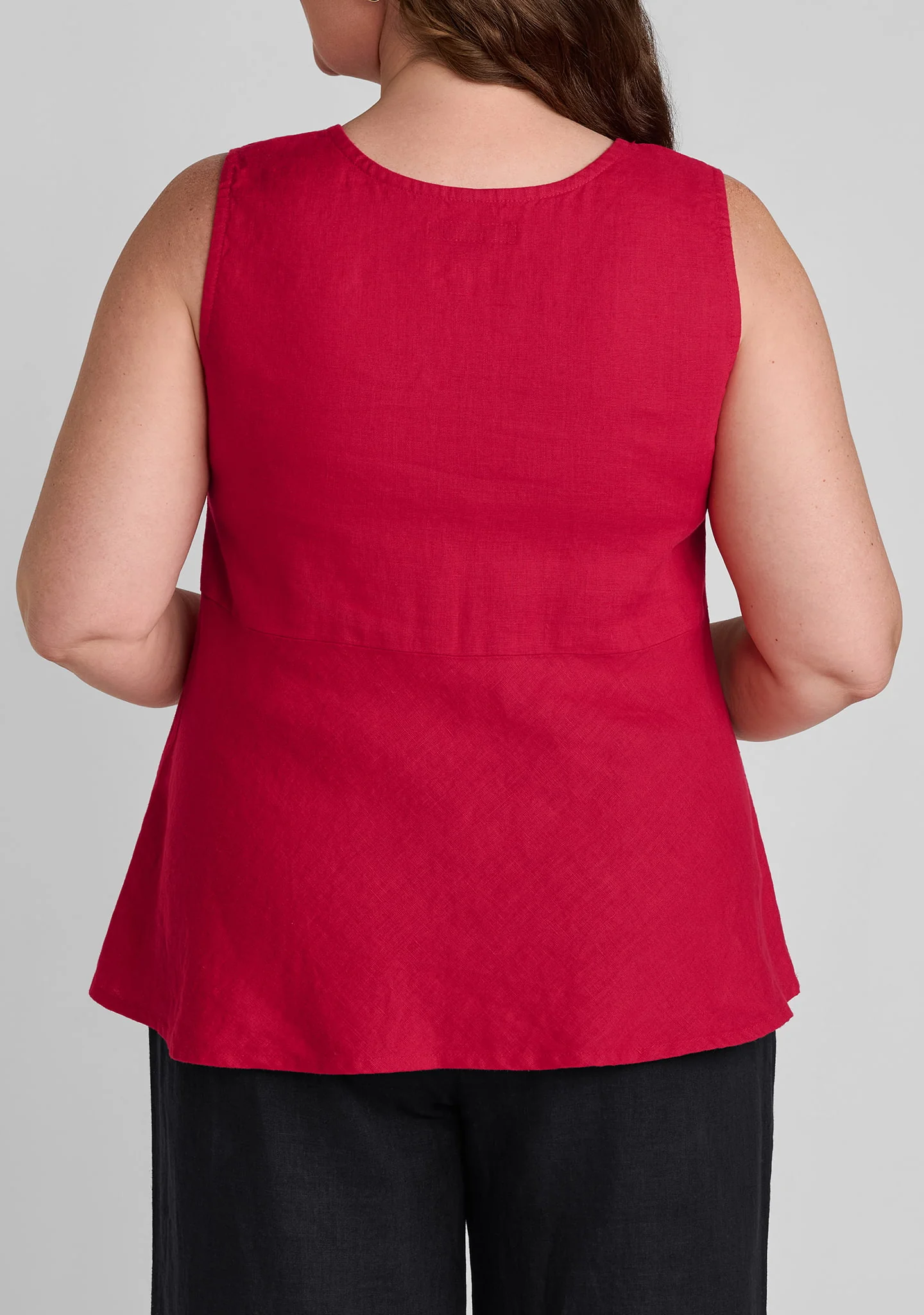 Flowing Tank - Linen Tank Top - Image 6