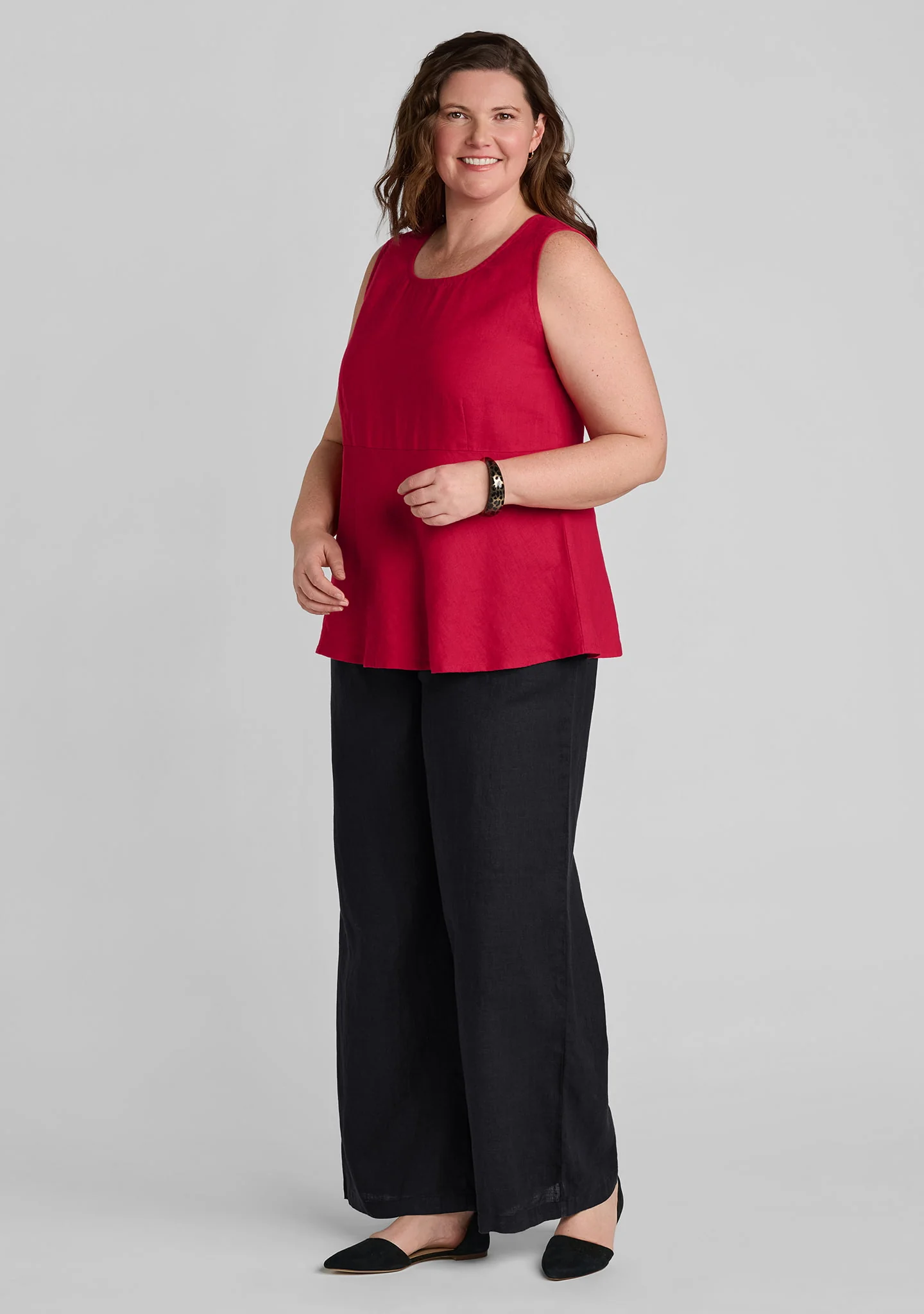 Flowing Tank - Linen Tank Top - Image 7