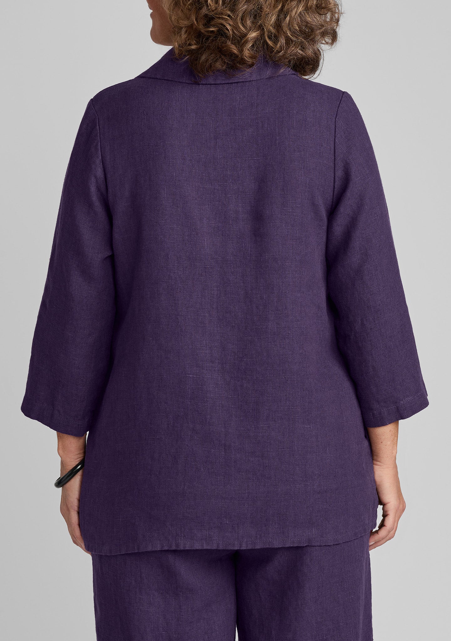 Folded Blouse - Linen Pullover - Image 6