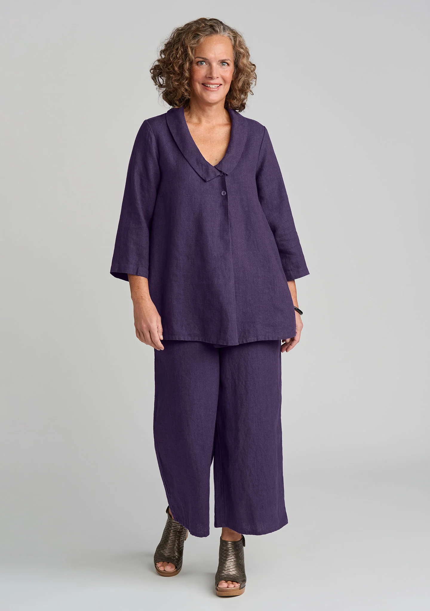 Folded Blouse - Linen Pullover - Image 8
