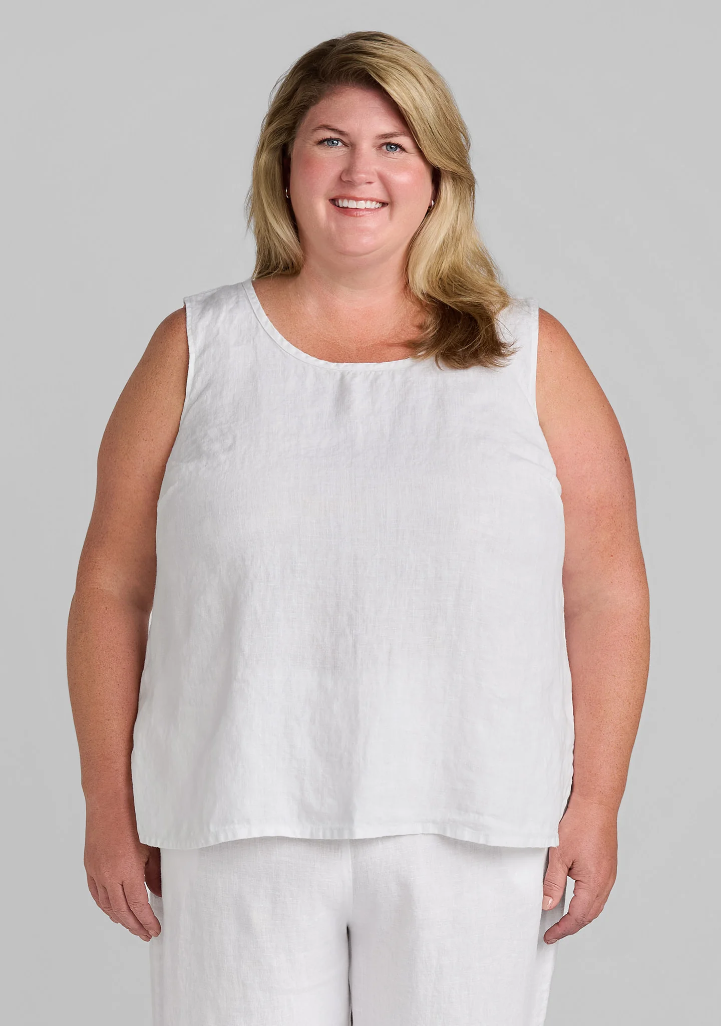 Fundamental Tank - Linen Tank Top - Image 11
