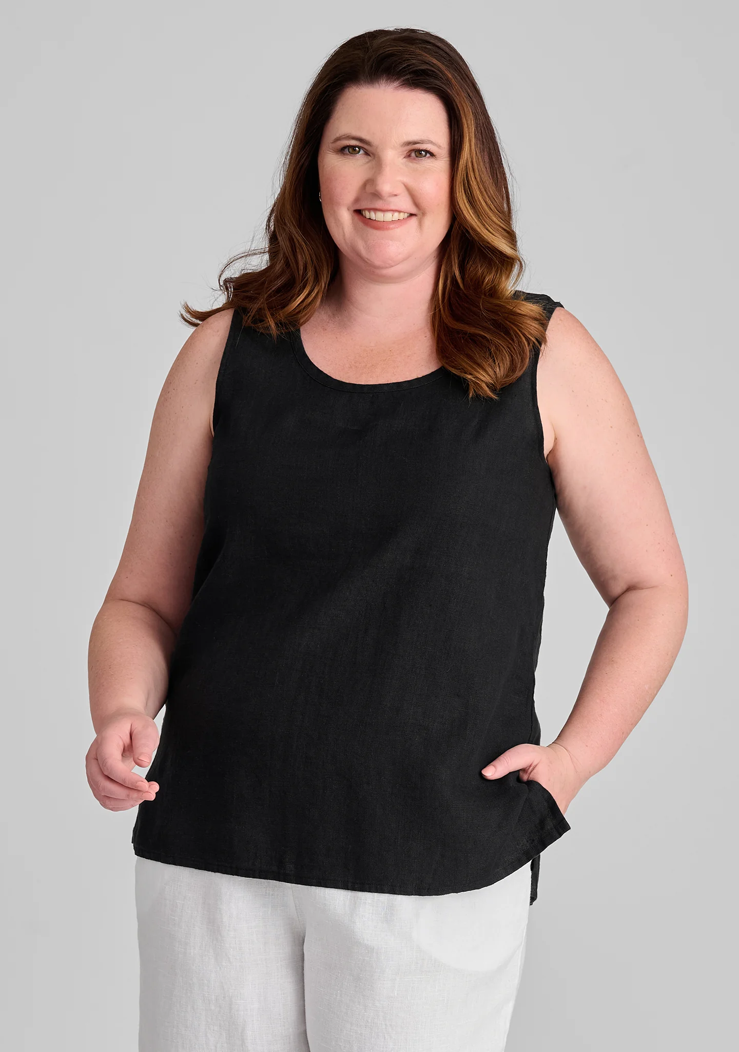 Fundamental Tank - Linen Tank Top - Image 3