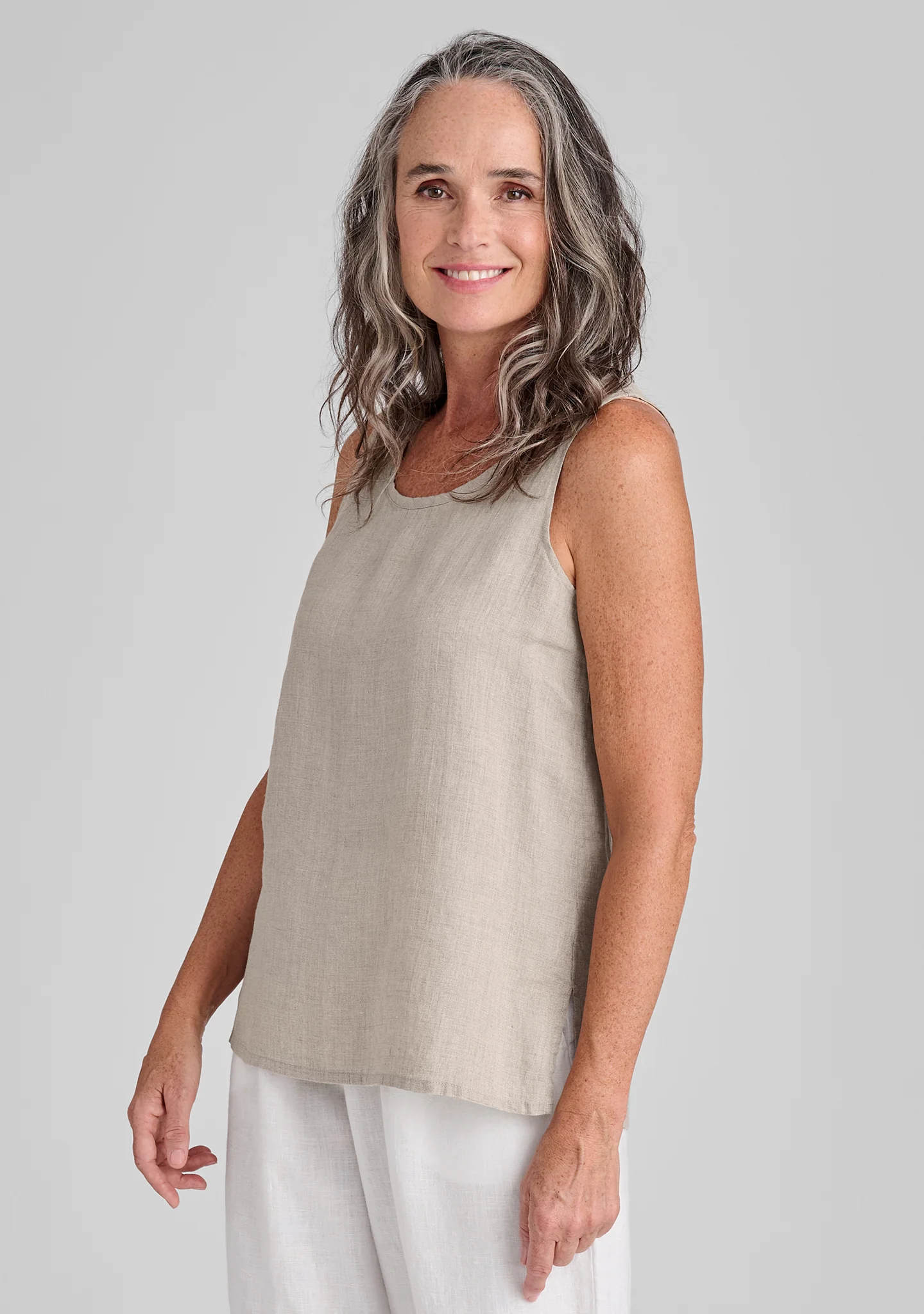 Fundamental Tank - Linen Tank Top - Image 4