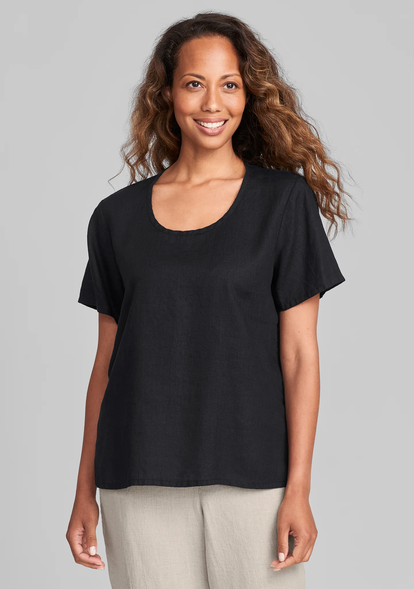 Fundamental Tee - Linen T Shirt - Image 4