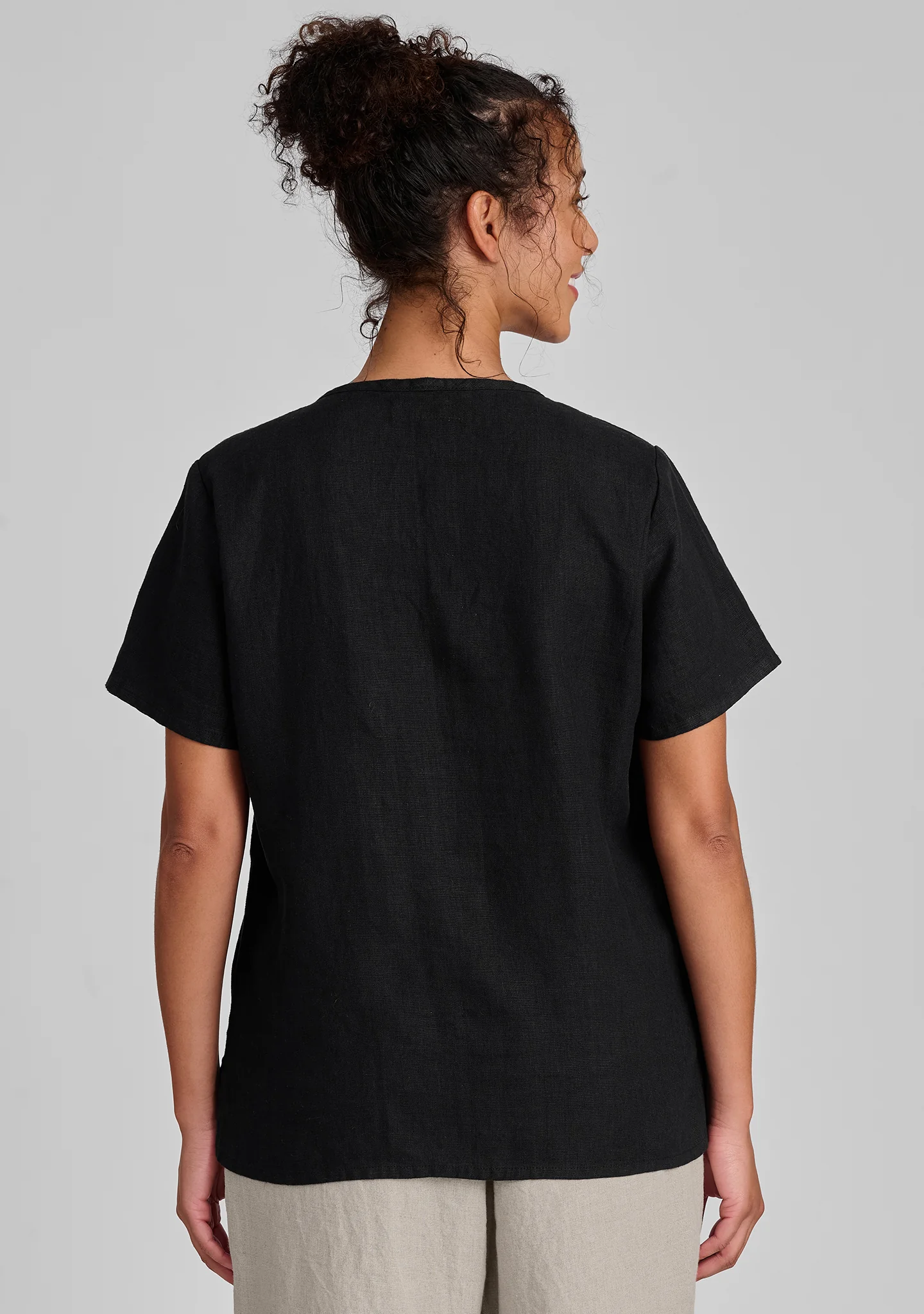 Fundamental Tee - Linen T Shirt - Image 5
