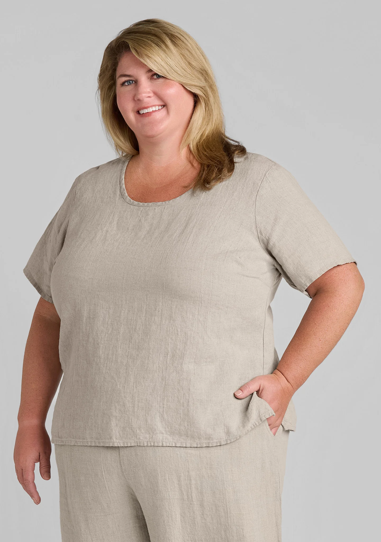 Fundamental Tee - Linen T Shirt - Image 8