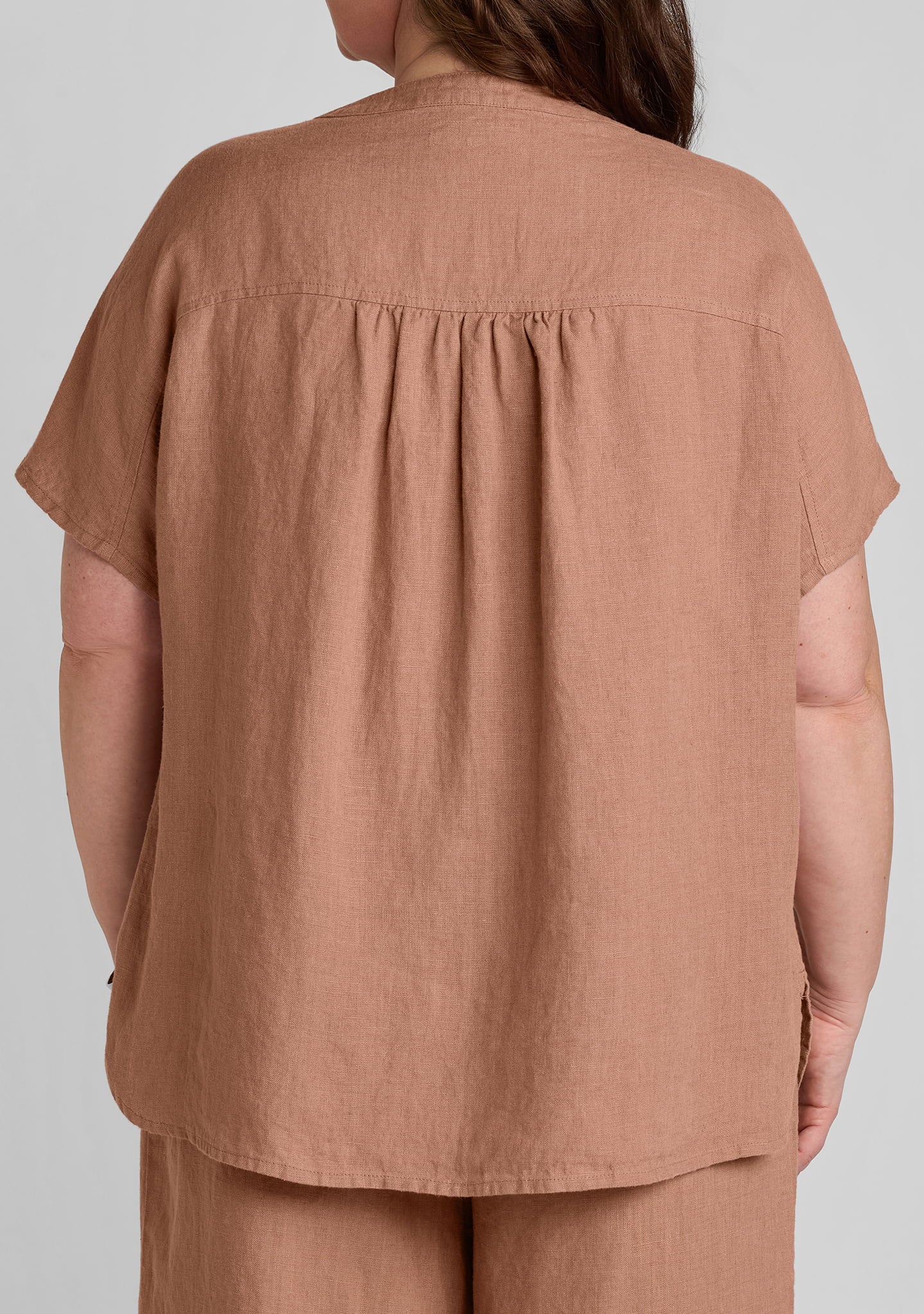 Graceful  Blouse - Linen Pullover - Image 7