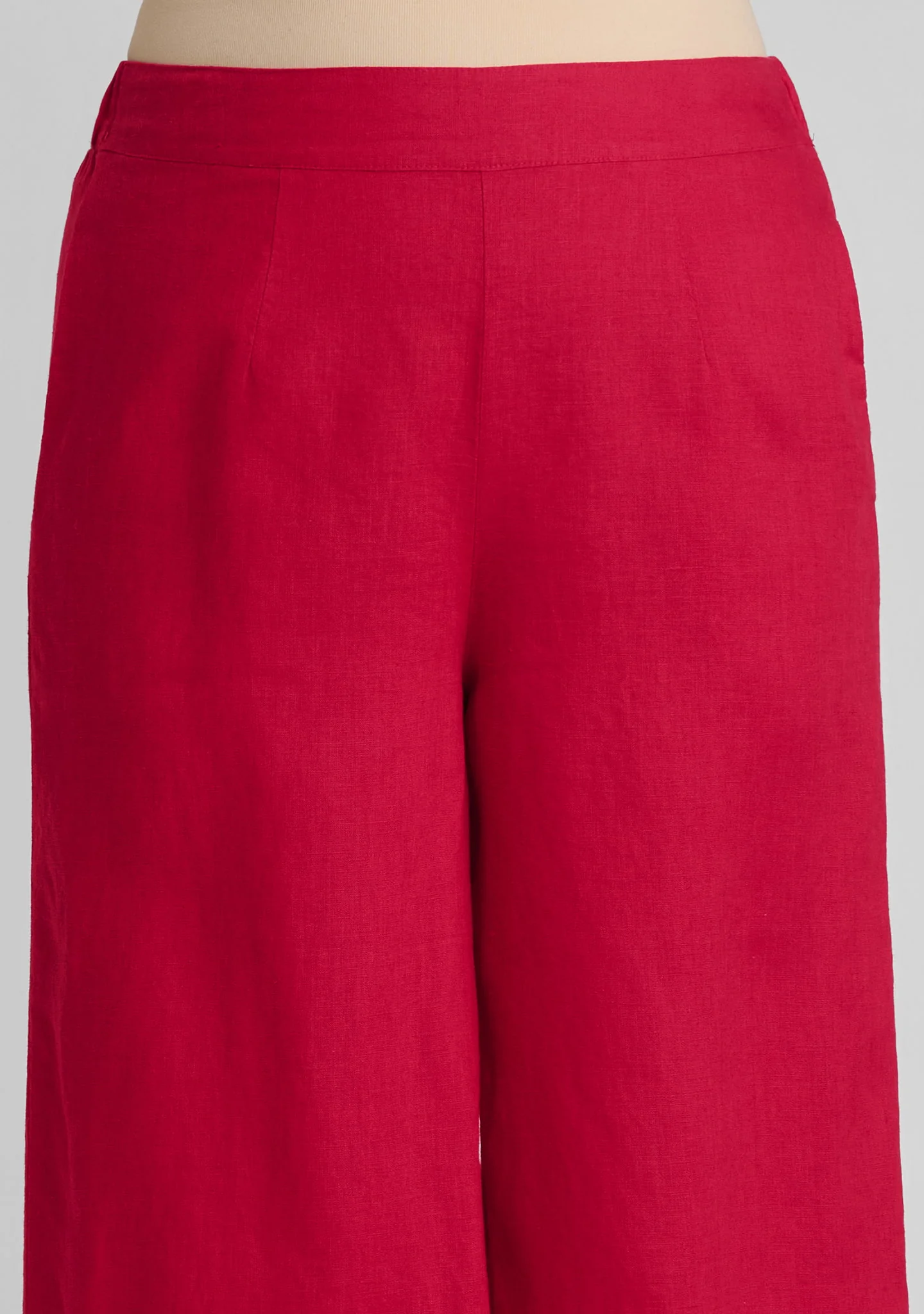 Graceful Flood - Wide Leg Linen Pants - Image 5