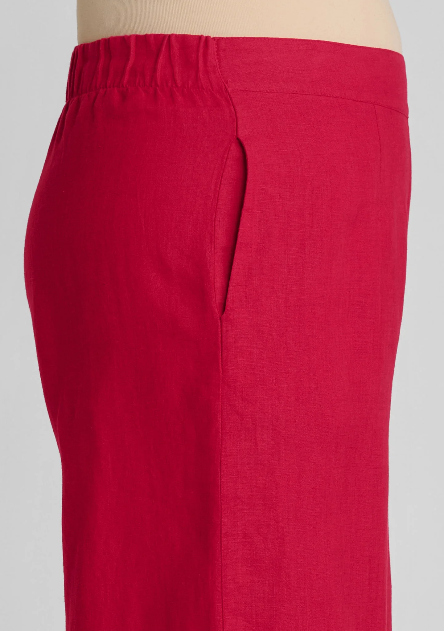 Graceful Flood - Wide Leg Linen Pants - Image 7