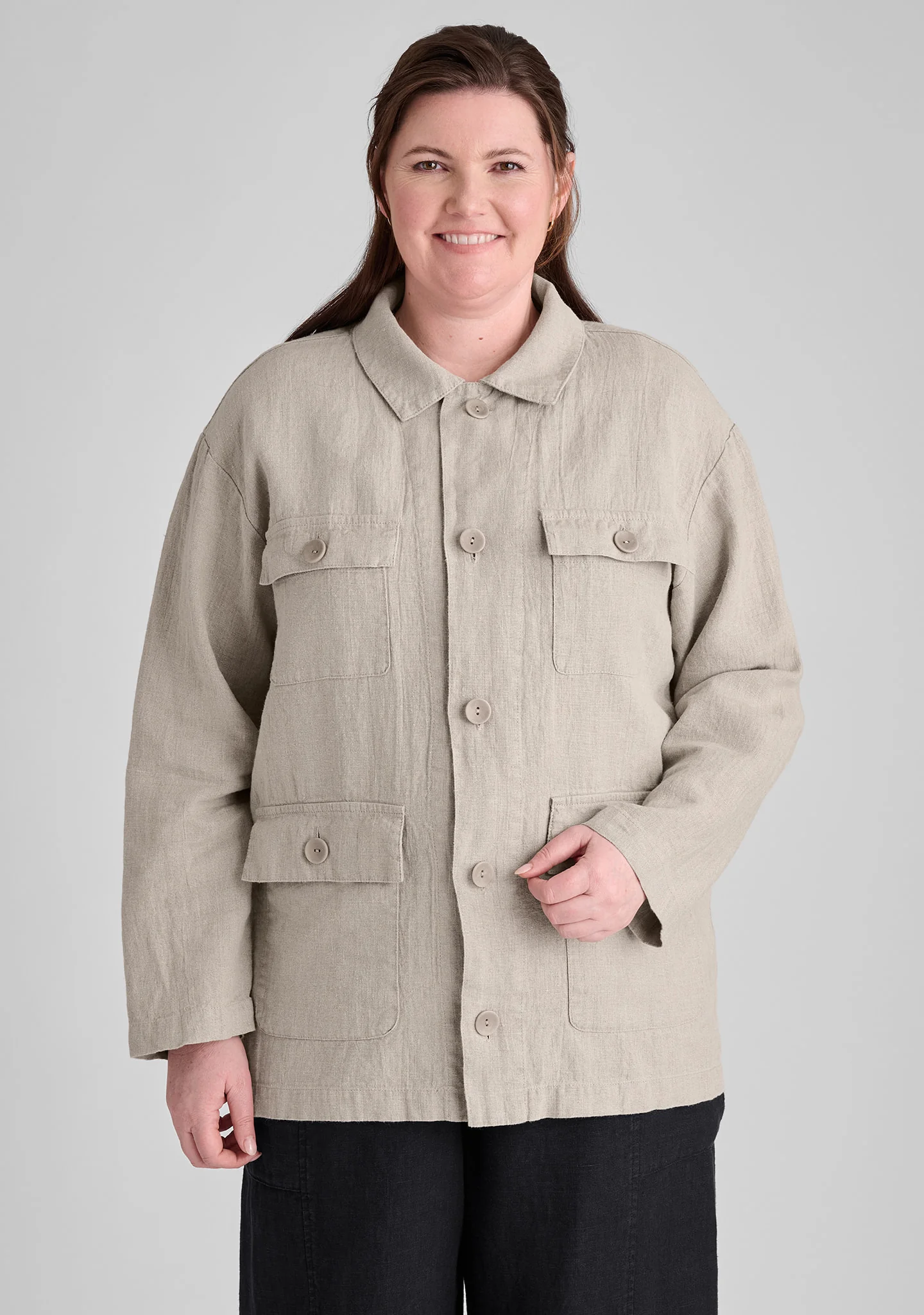 Grateful Jacket - Linen Jacket - FINAL SALE - Image 3