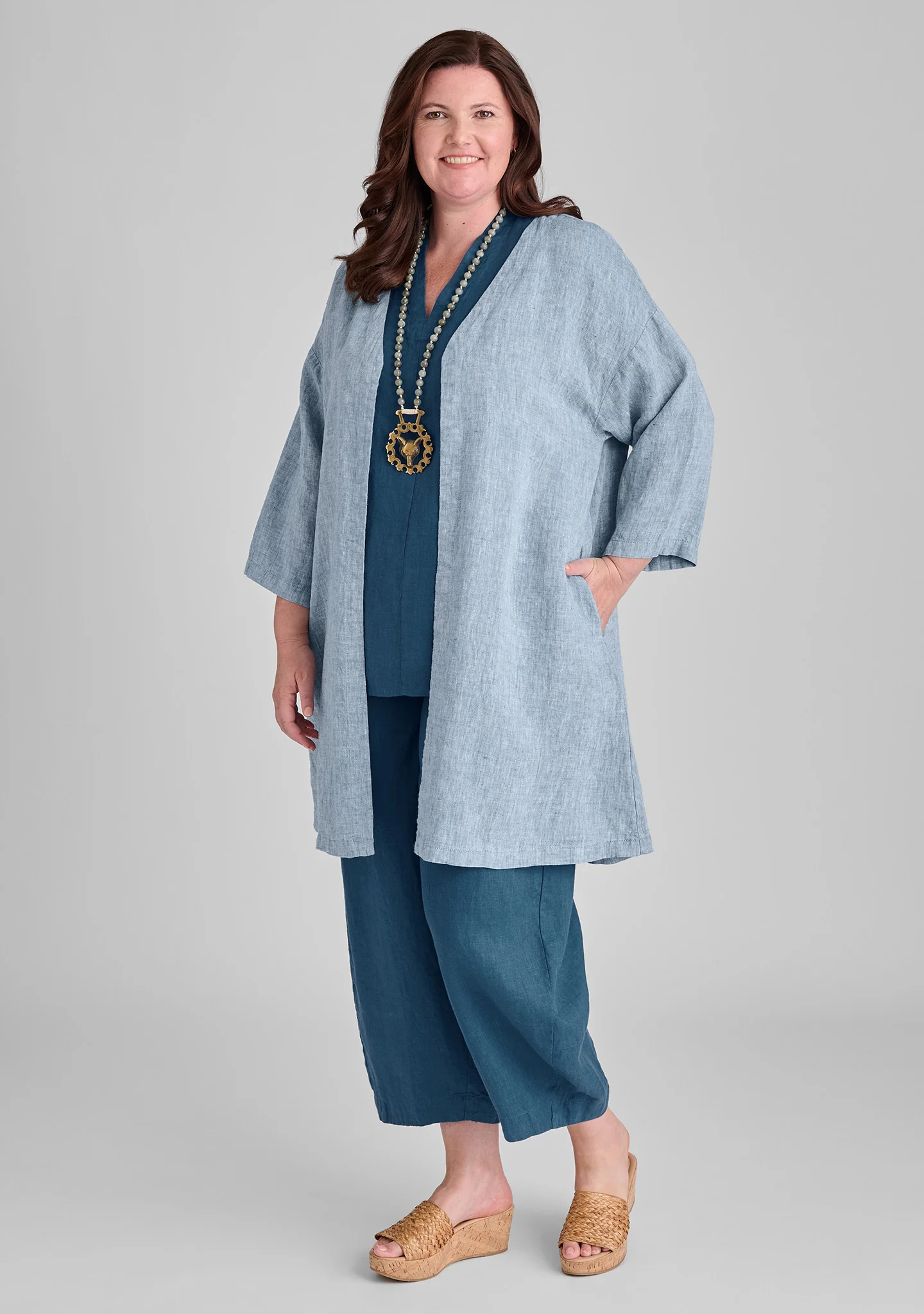 Harmony Jacket - Linen Jacket - FINAL SALE - Image 3