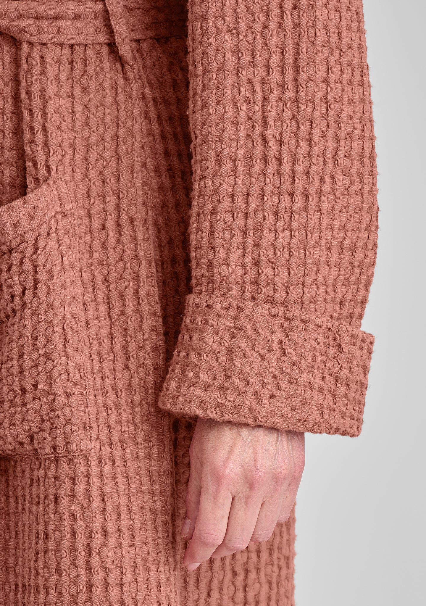 Hooded Wrapper - Linen Robe - FINAL SALE - Image 10