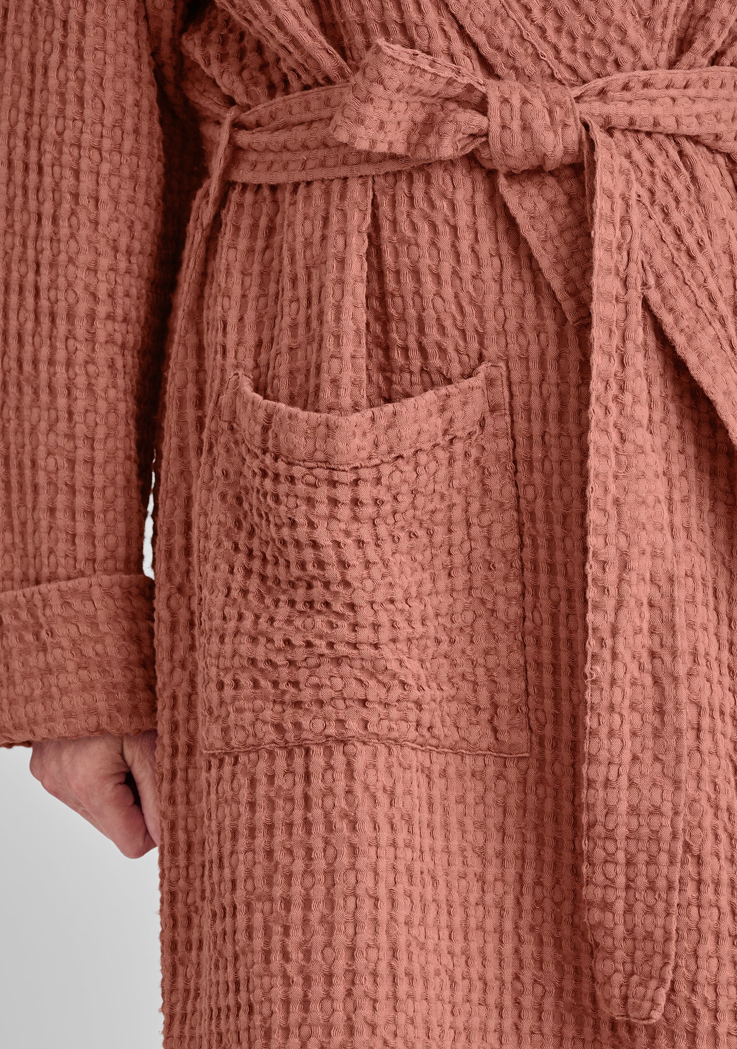 Hooded Wrapper - Linen Robe - FINAL SALE - Image 6